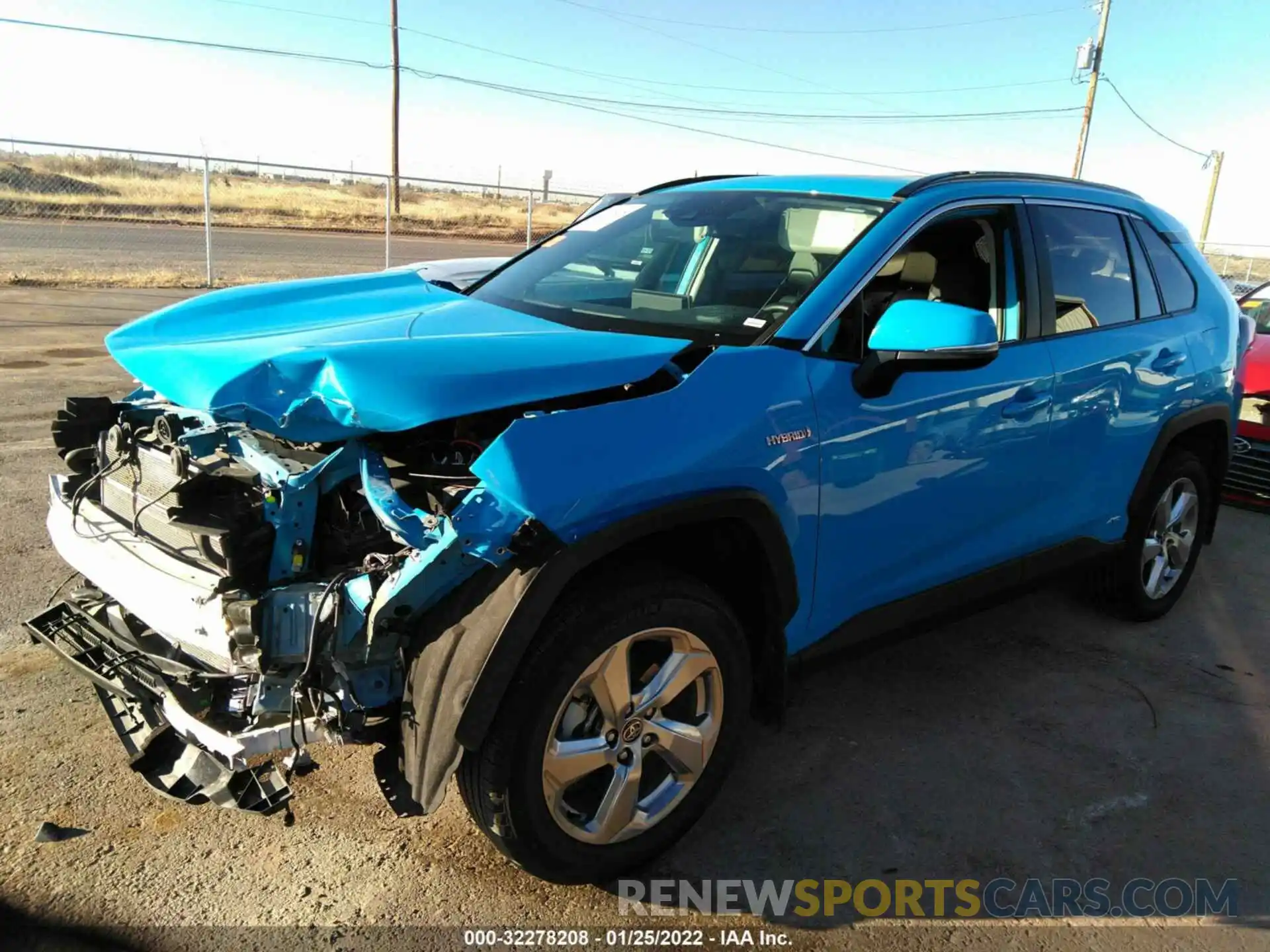 2 Photograph of a damaged car 4T3B6RFV7MU028409 TOYOTA RAV4 2021