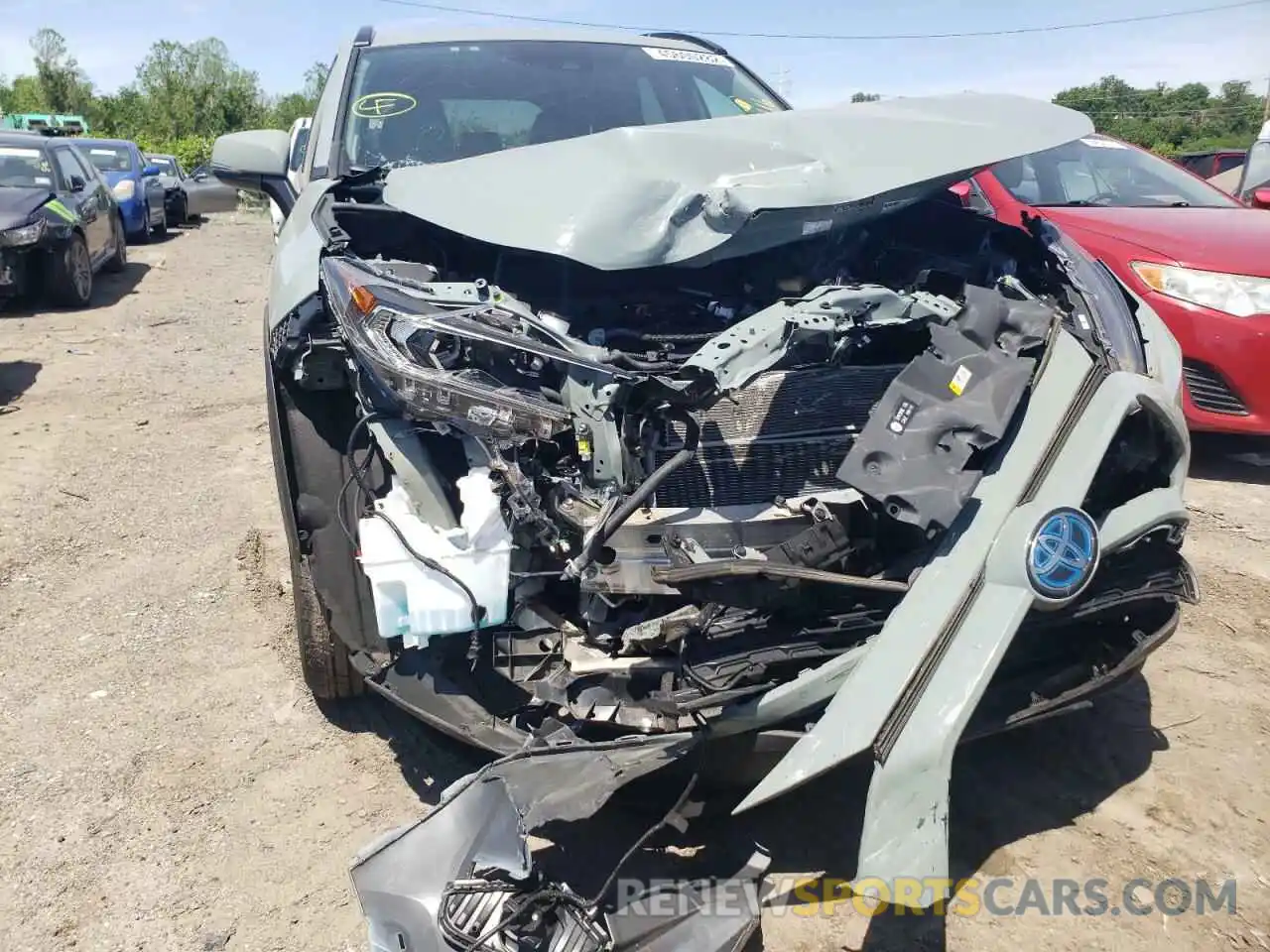 9 Photograph of a damaged car 4T3B6RFV7MU029382 TOYOTA RAV4 2021