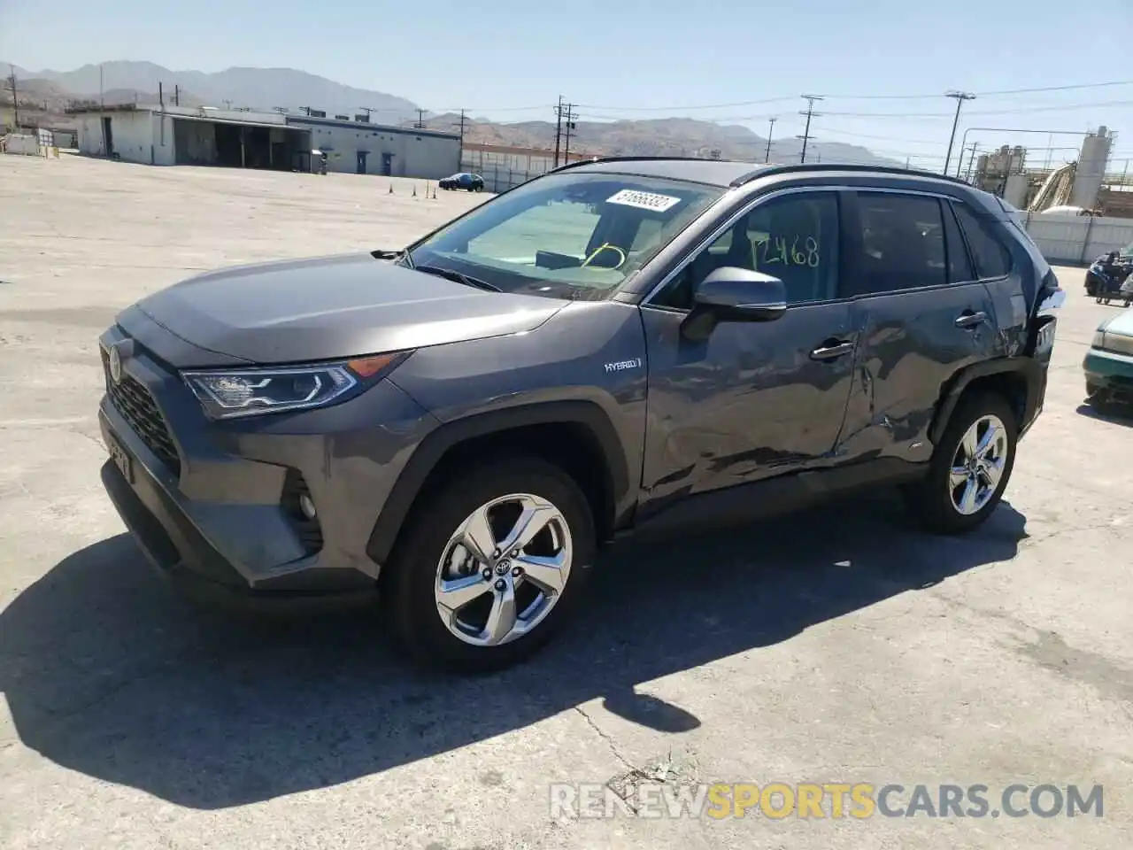 2 Photograph of a damaged car 4T3B6RFV8MU021601 TOYOTA RAV4 2021