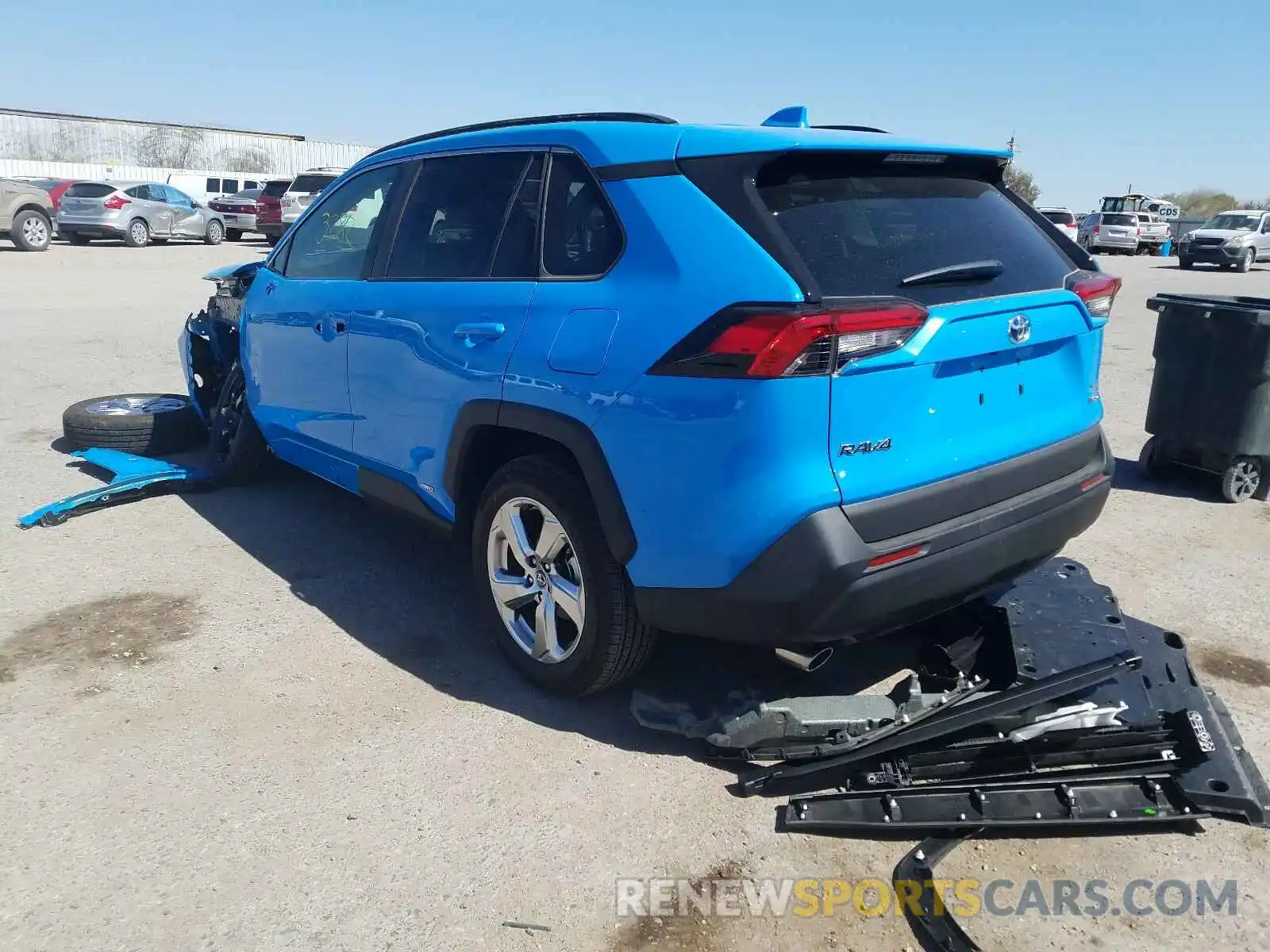 3 Photograph of a damaged car 4T3B6RFV8MU021856 TOYOTA RAV4 2021