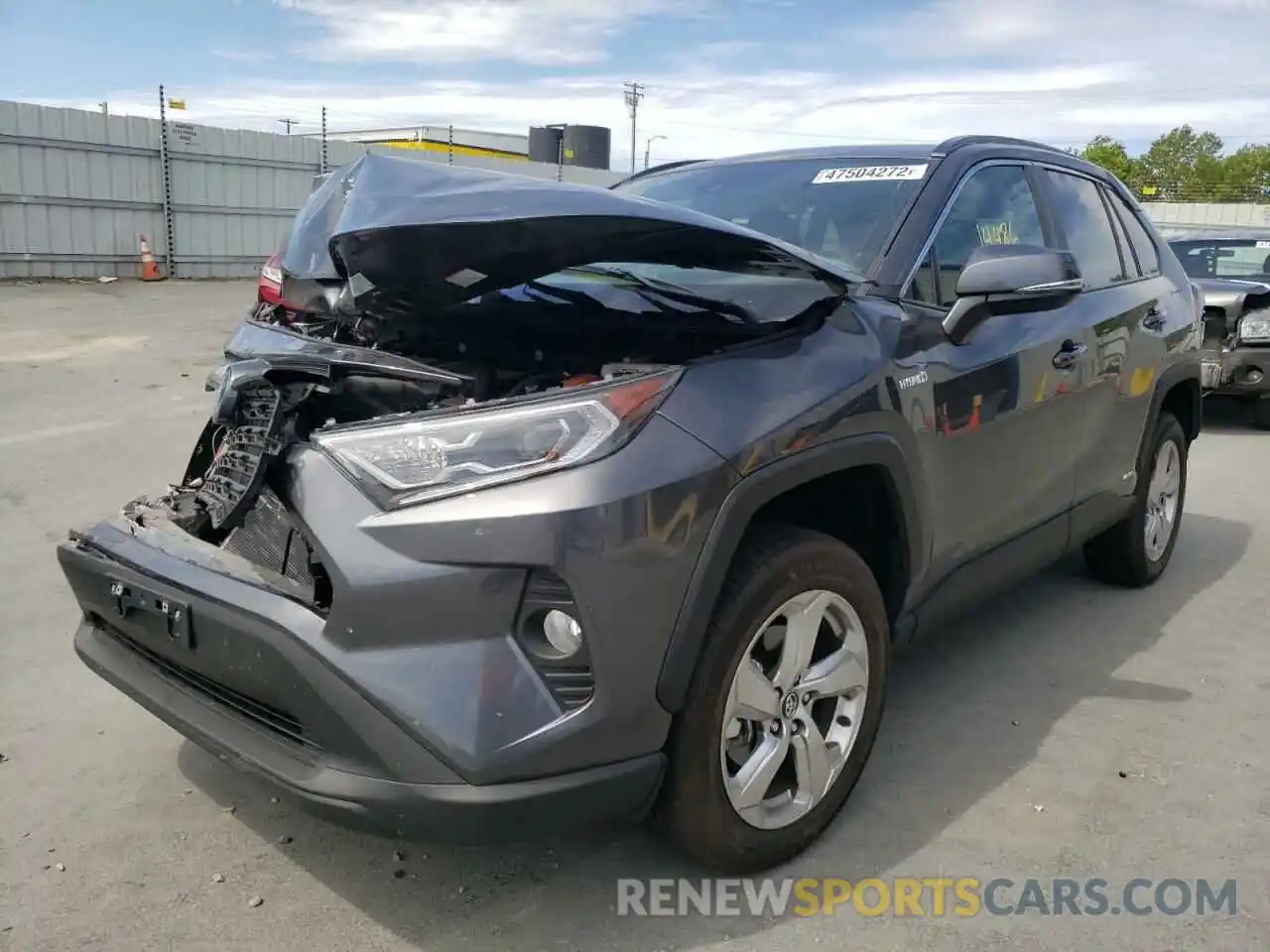 2 Фотография поврежденного автомобиля 4T3B6RFV8MU027284 TOYOTA RAV4 2021