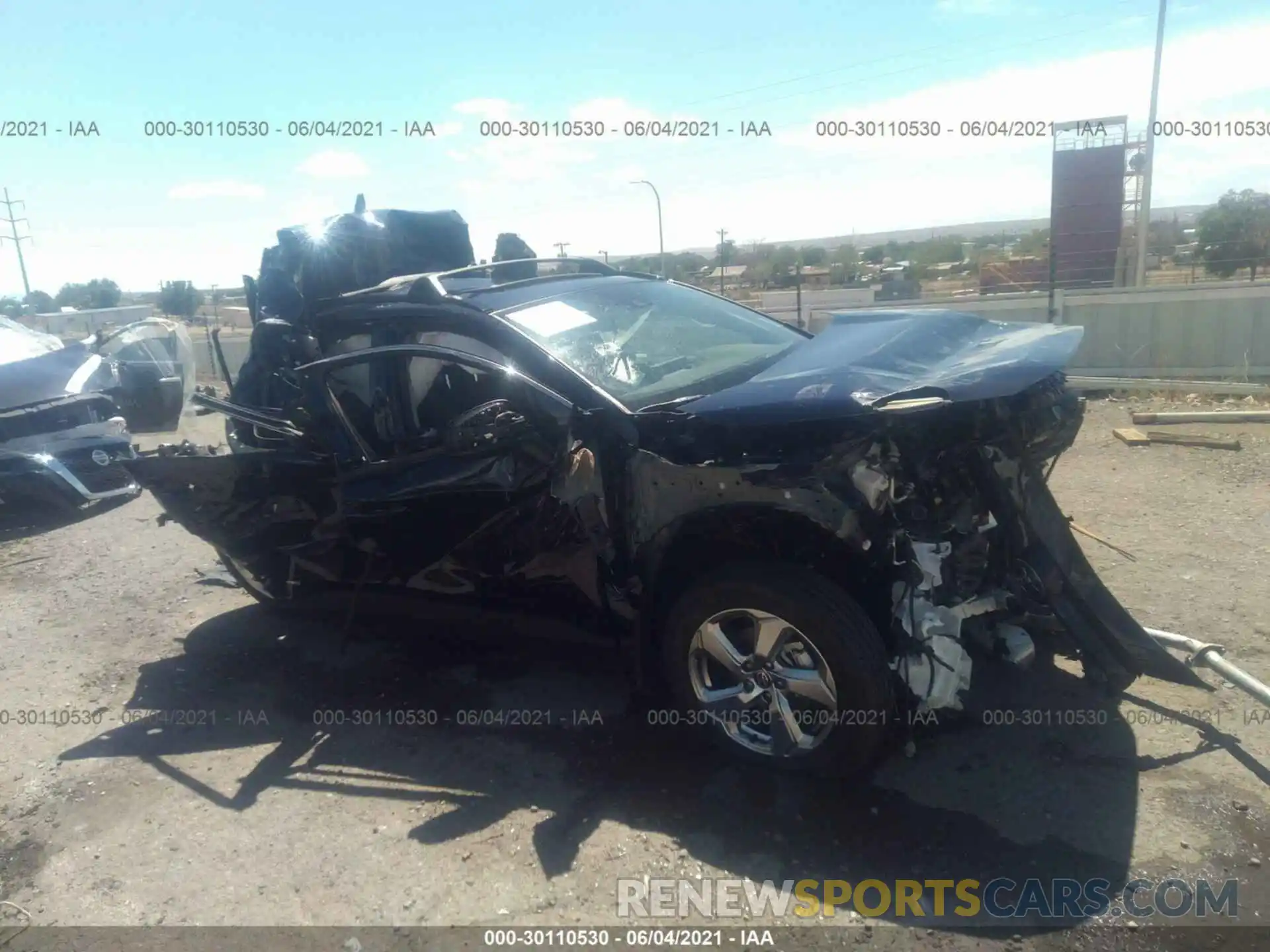 1 Photograph of a damaged car 4T3B6RFV8MU032694 TOYOTA RAV4 2021