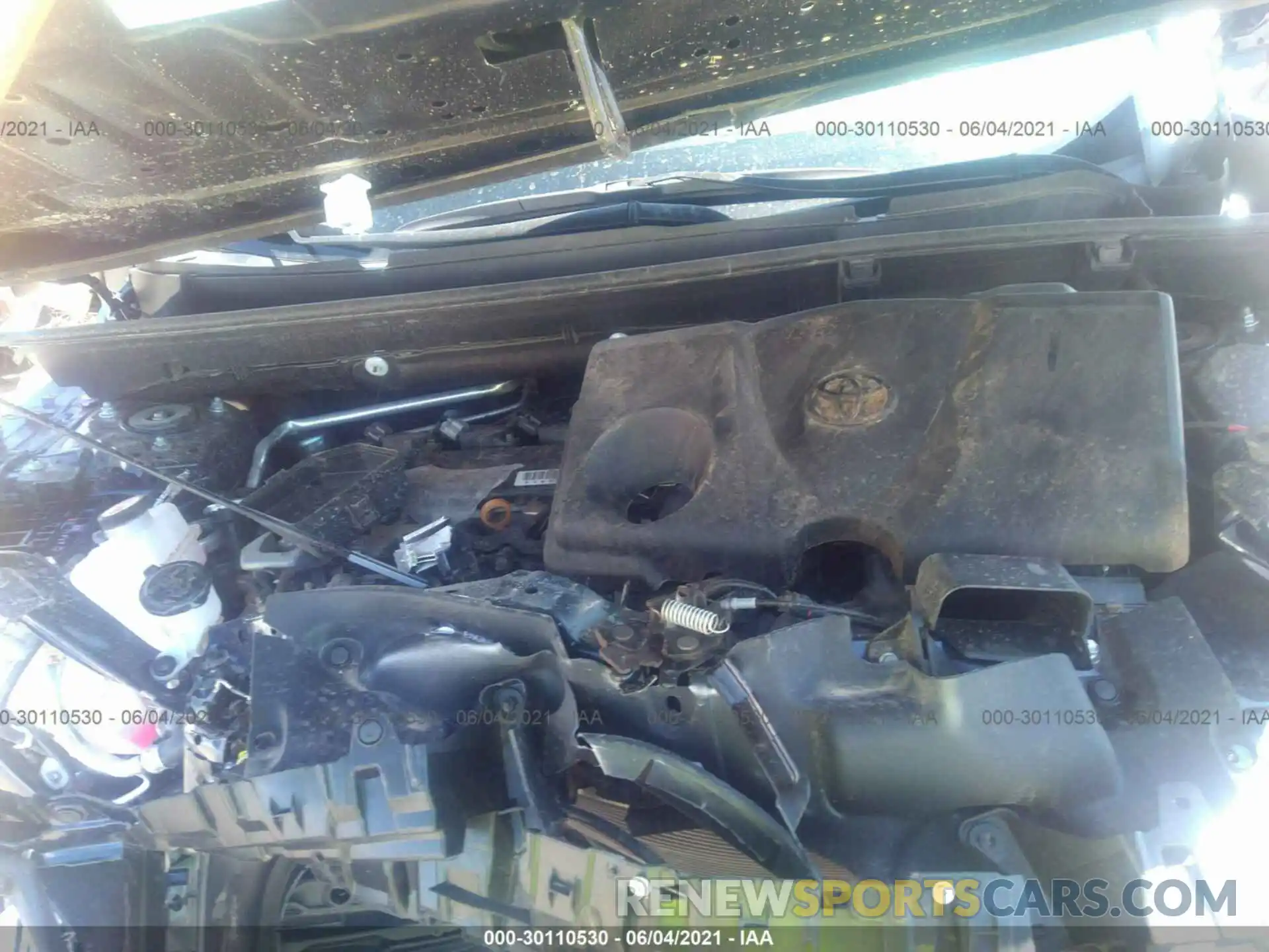 10 Фотография поврежденного автомобиля 4T3B6RFV8MU032694 TOYOTA RAV4 2021