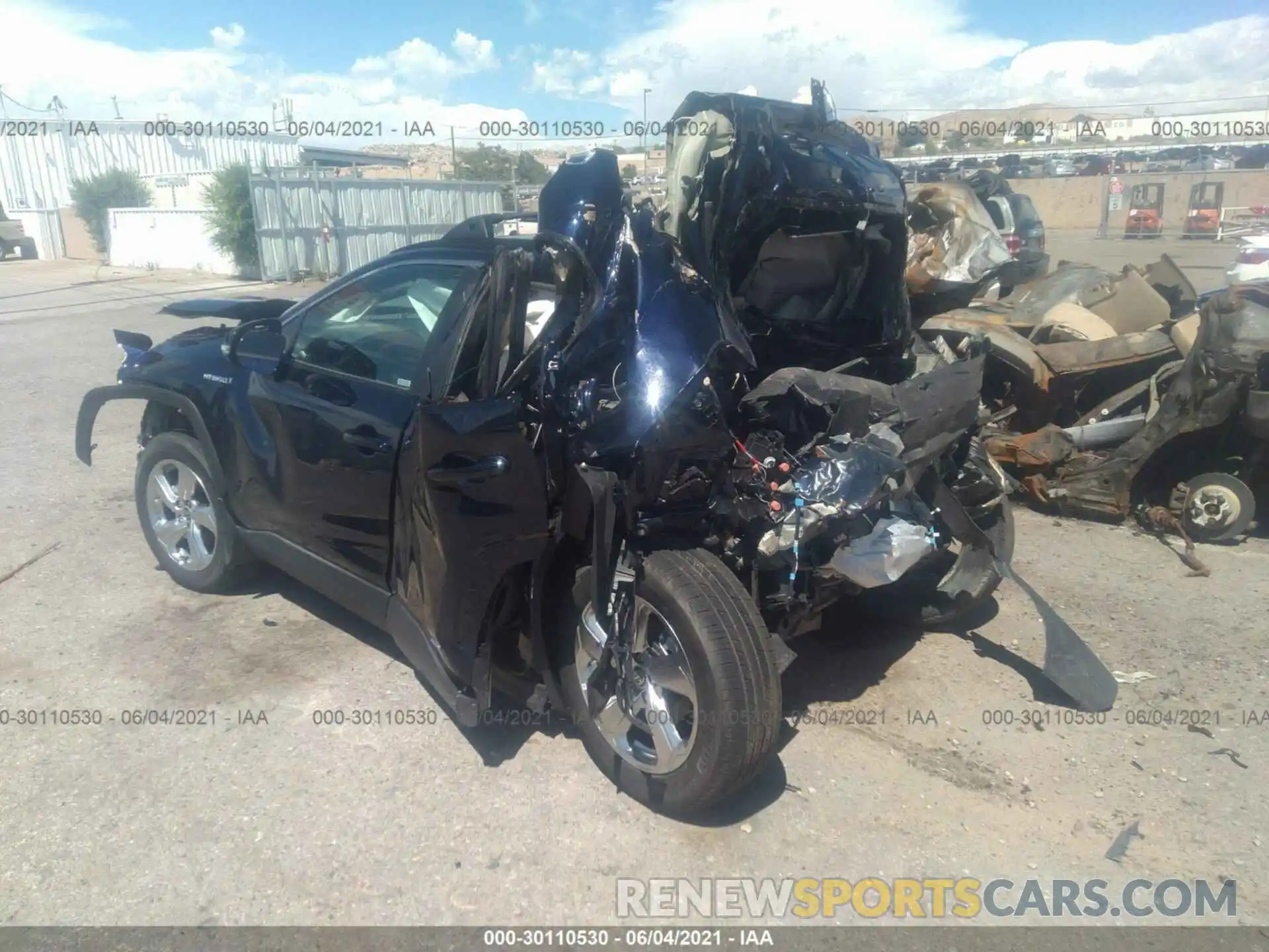 3 Photograph of a damaged car 4T3B6RFV8MU032694 TOYOTA RAV4 2021