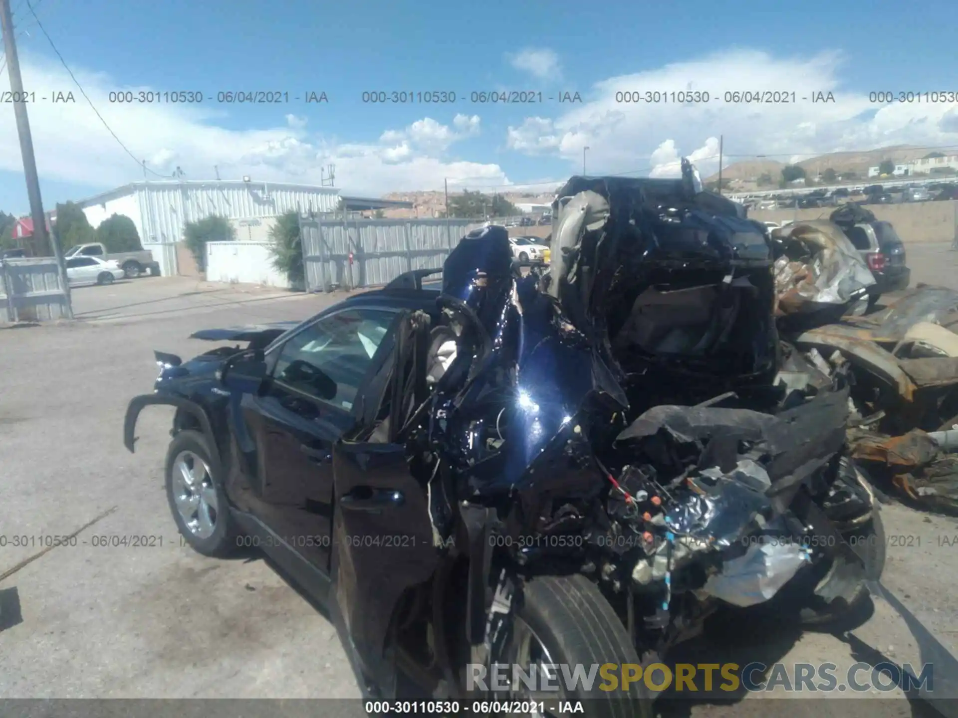 6 Photograph of a damaged car 4T3B6RFV8MU032694 TOYOTA RAV4 2021