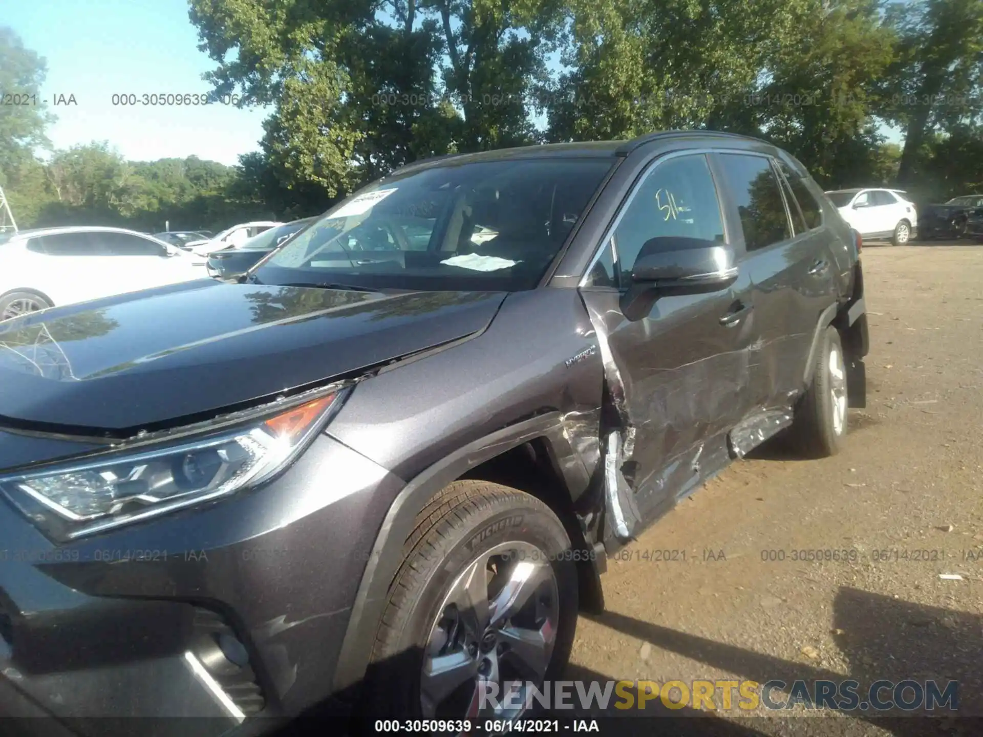 6 Photograph of a damaged car 4T3B6RFV8MU035319 TOYOTA RAV4 2021