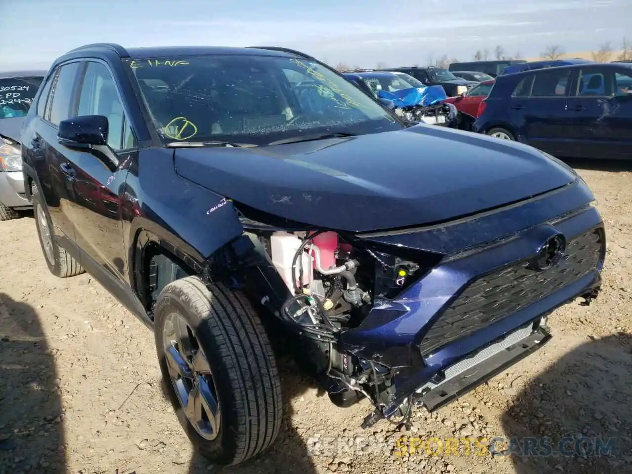 1 Photograph of a damaged car 4T3B6RFV8MU051200 TOYOTA RAV4 2021