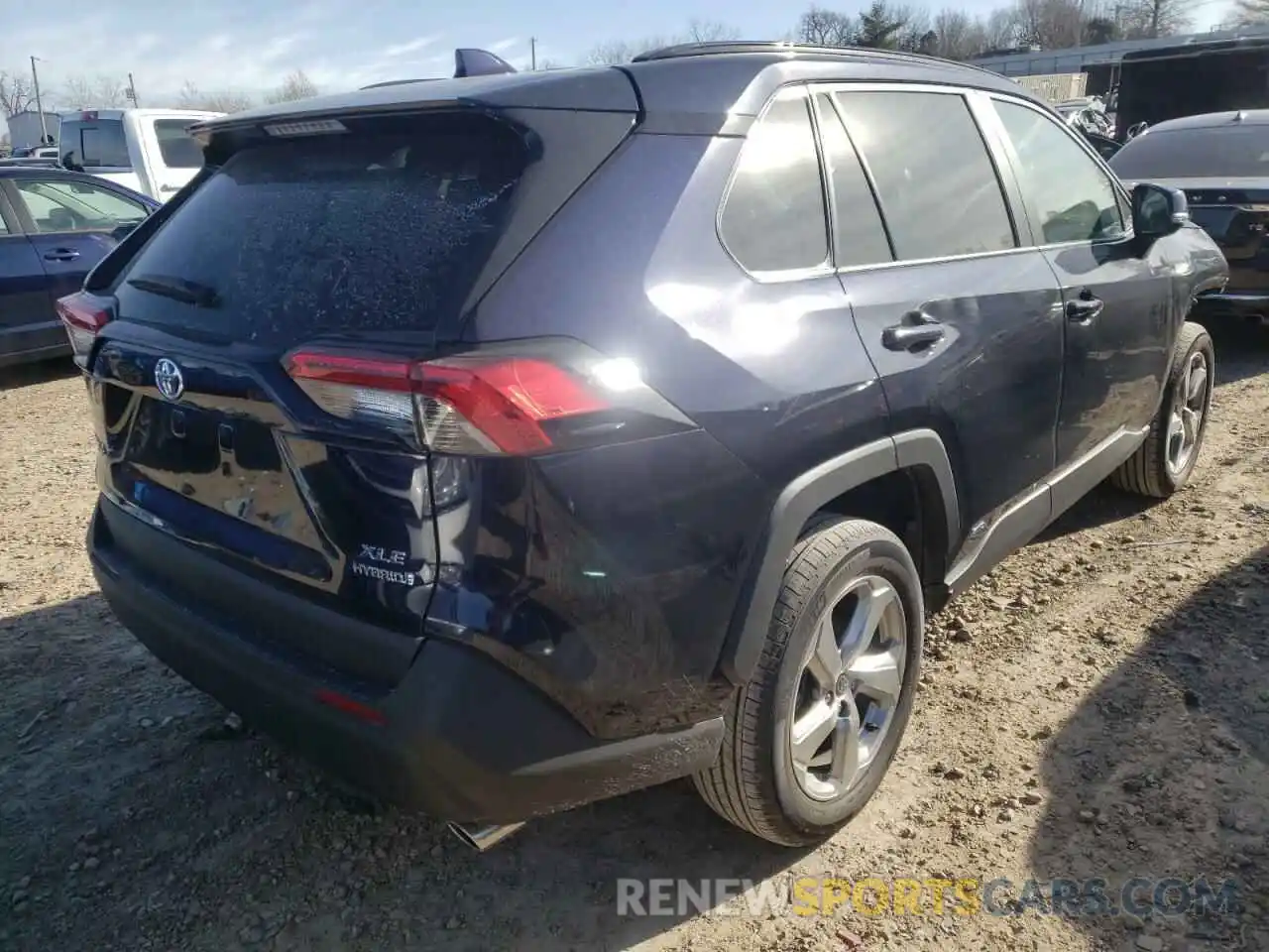 4 Photograph of a damaged car 4T3B6RFV8MU051200 TOYOTA RAV4 2021