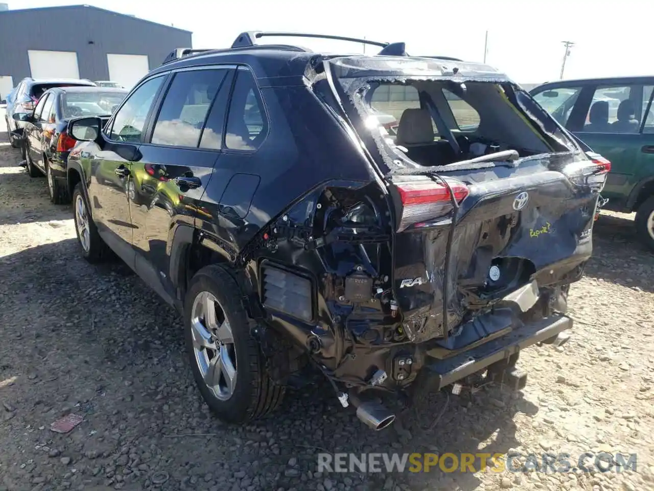 3 Photograph of a damaged car 4T3B6RFV8MU059099 TOYOTA RAV4 2021