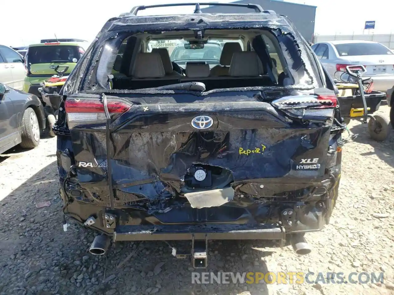 9 Photograph of a damaged car 4T3B6RFV8MU059099 TOYOTA RAV4 2021