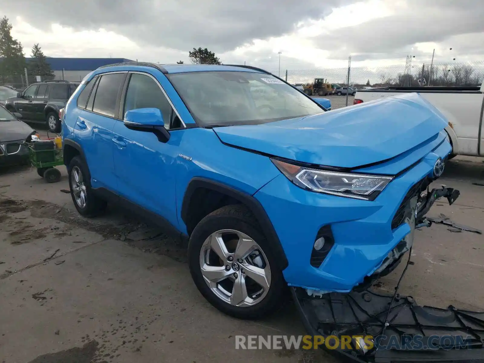 1 Фотография поврежденного автомобиля 4T3B6RFV9MU010087 TOYOTA RAV4 2021