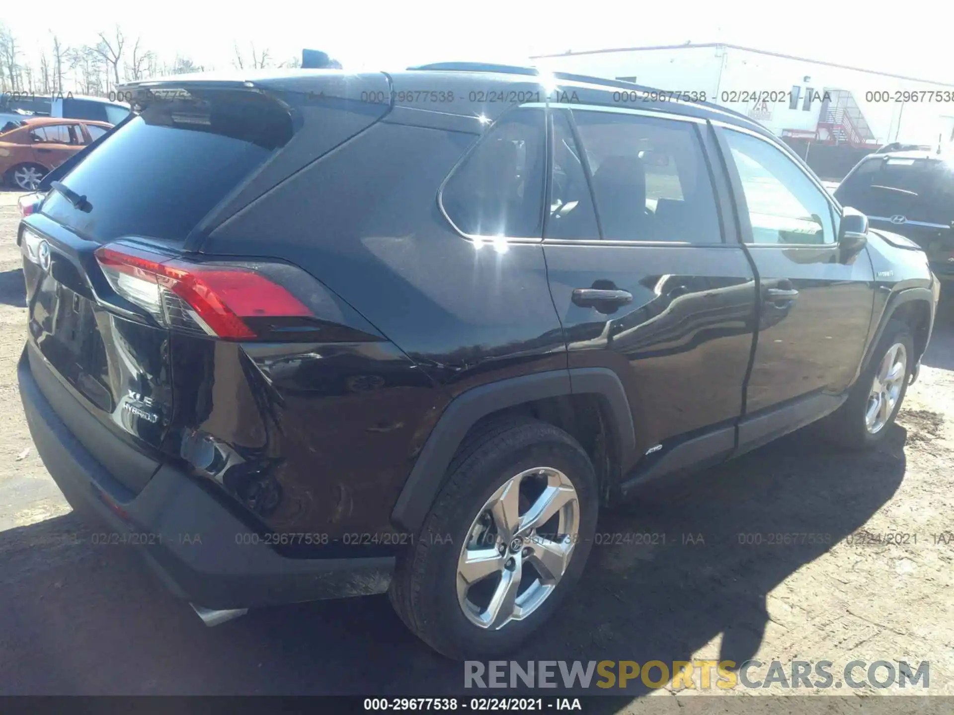 4 Photograph of a damaged car 4T3B6RFV9MU011515 TOYOTA RAV4 2021