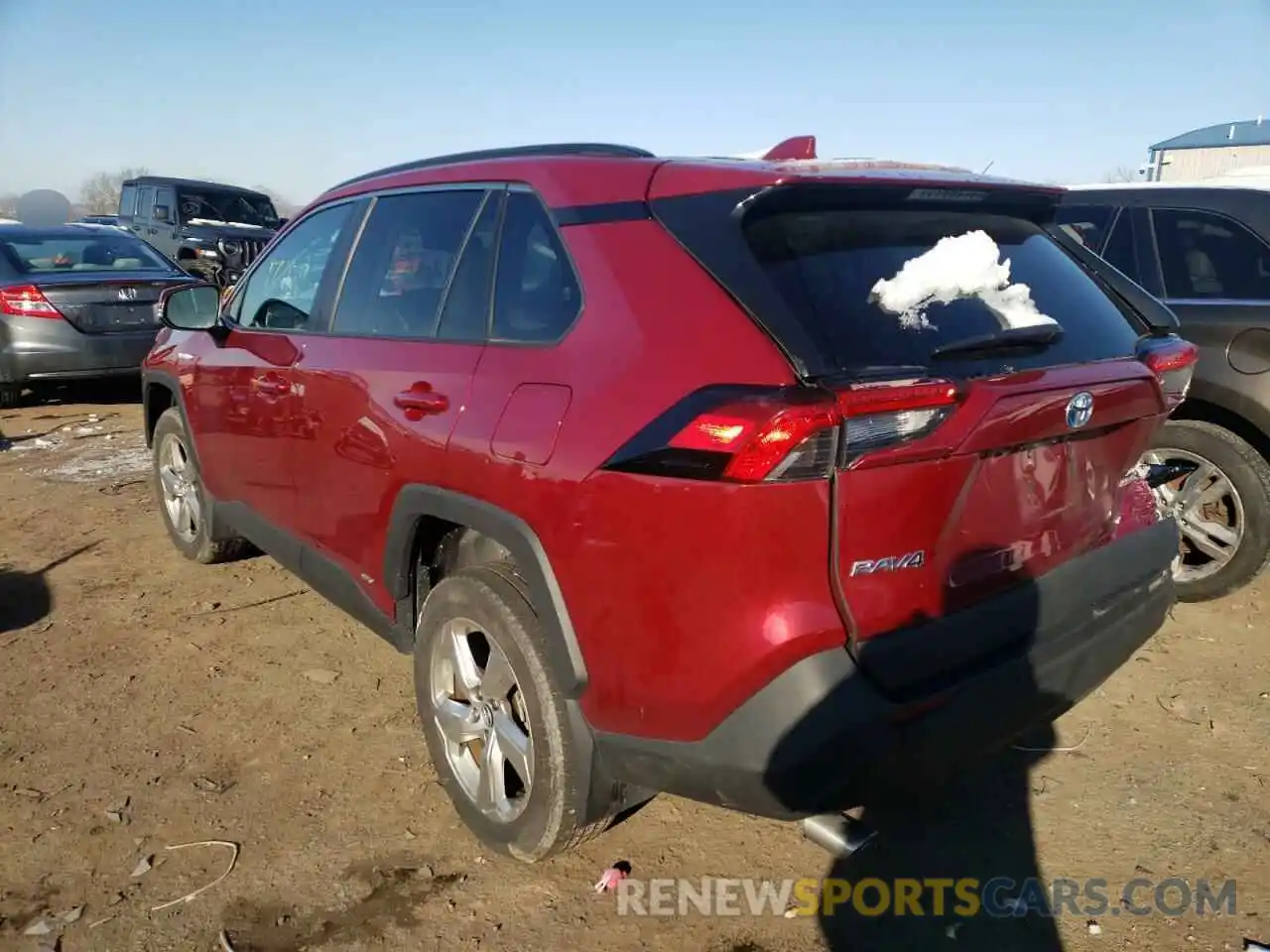 3 Photograph of a damaged car 4T3B6RFV9MU021994 TOYOTA RAV4 2021