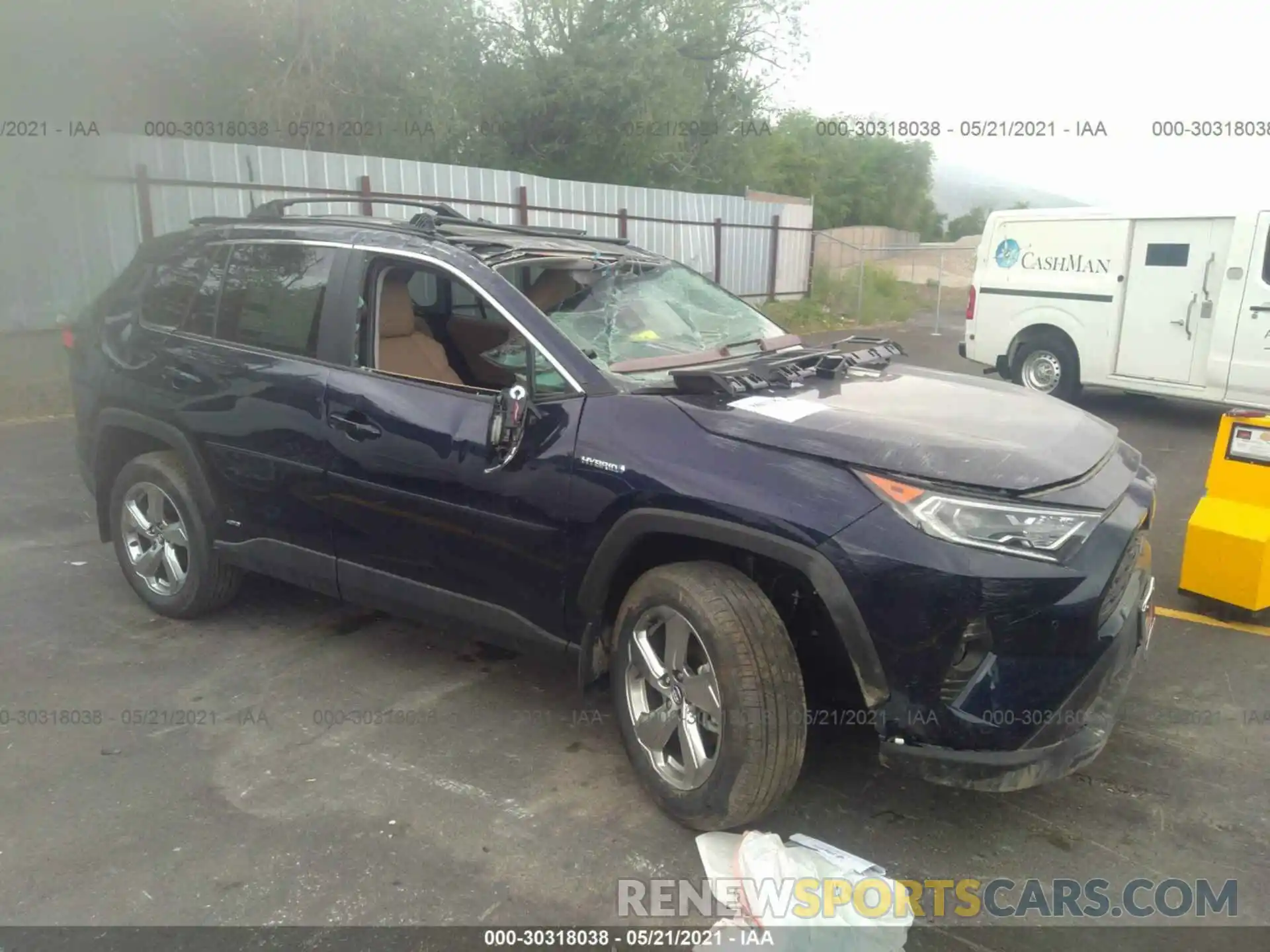 1 Photograph of a damaged car 4T3B6RFV9MU027150 TOYOTA RAV4 2021