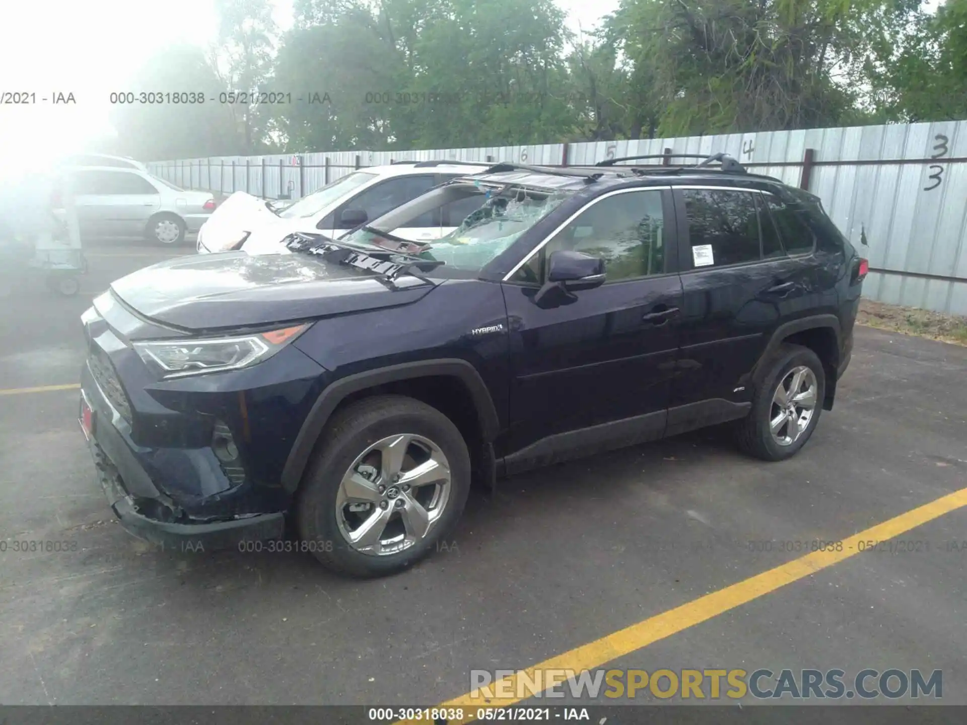 2 Photograph of a damaged car 4T3B6RFV9MU027150 TOYOTA RAV4 2021