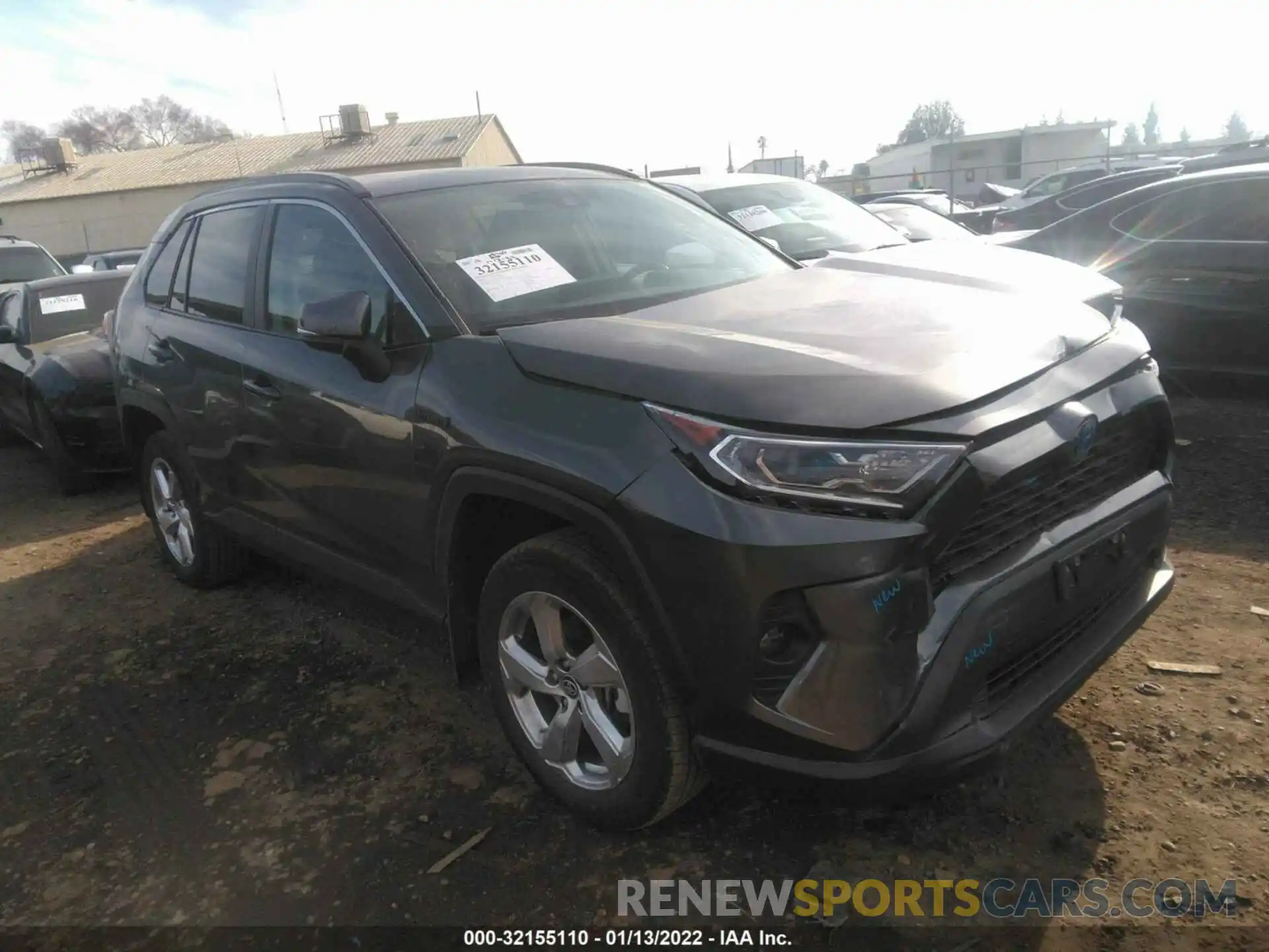 1 Photograph of a damaged car 4T3B6RFV9MU029366 TOYOTA RAV4 2021