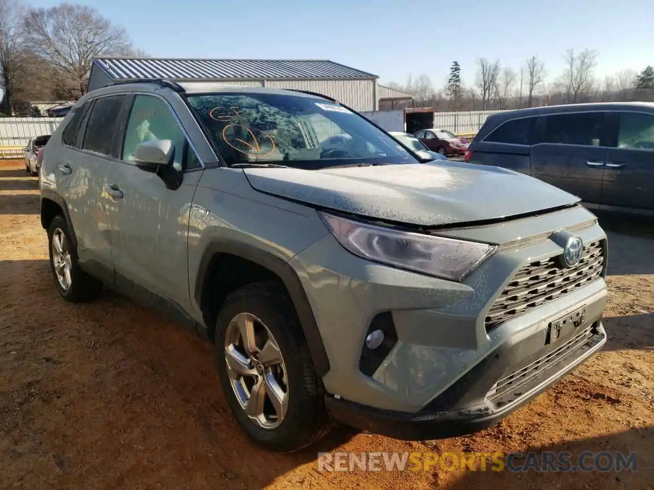 1 Photograph of a damaged car 4T3B6RFV9MU033367 TOYOTA RAV4 2021