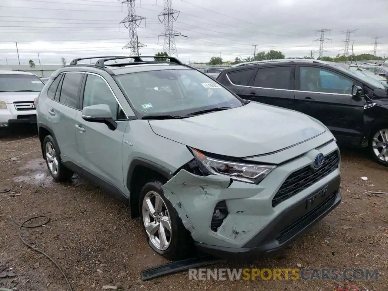 1 Photograph of a damaged car 4T3B6RFV9MU047141 TOYOTA RAV4 2021