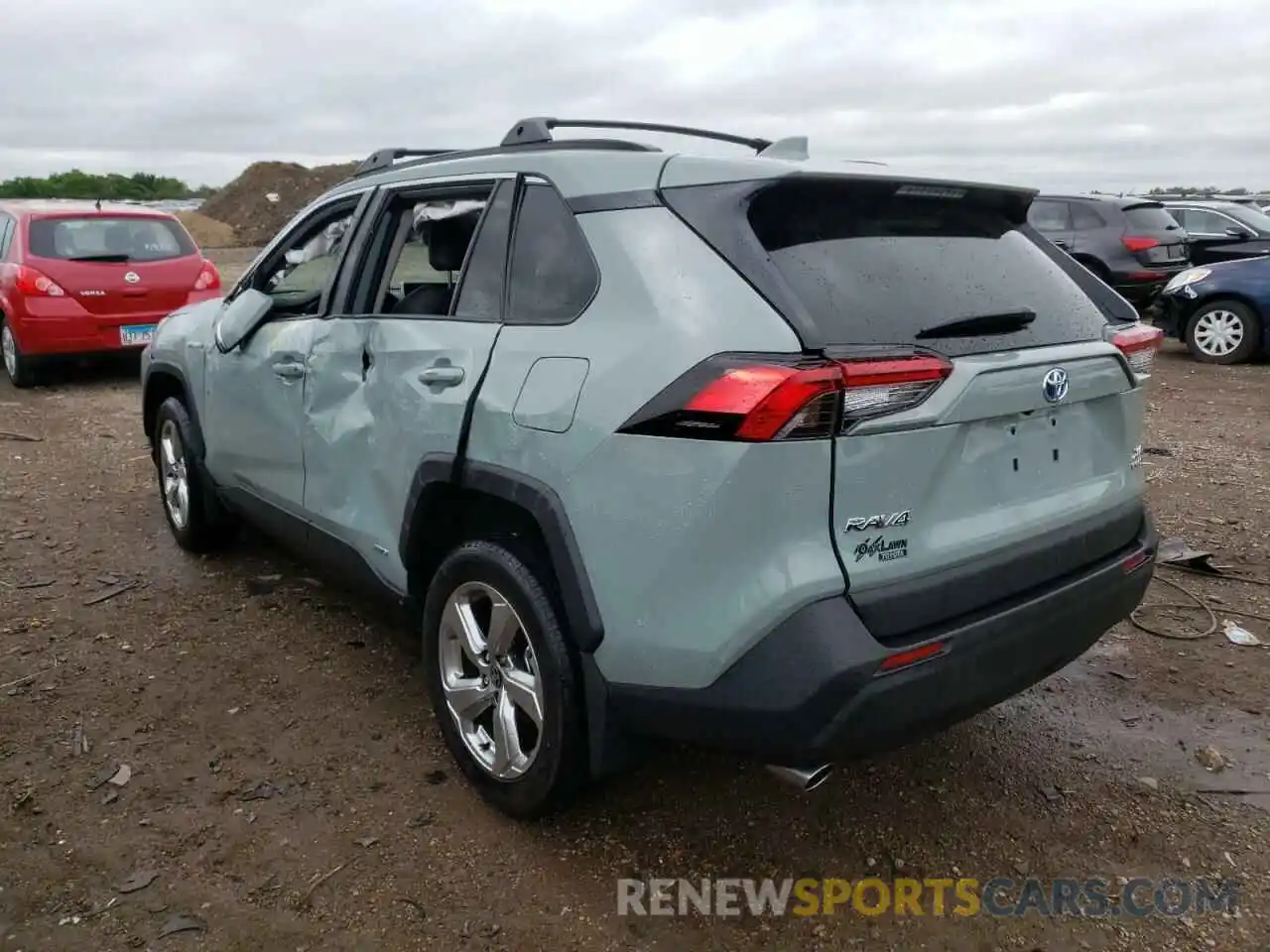 3 Photograph of a damaged car 4T3B6RFV9MU047141 TOYOTA RAV4 2021