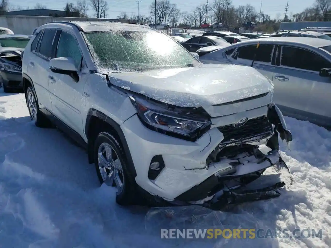 1 Photograph of a damaged car 4T3B6RFV9MU049987 TOYOTA RAV4 2021