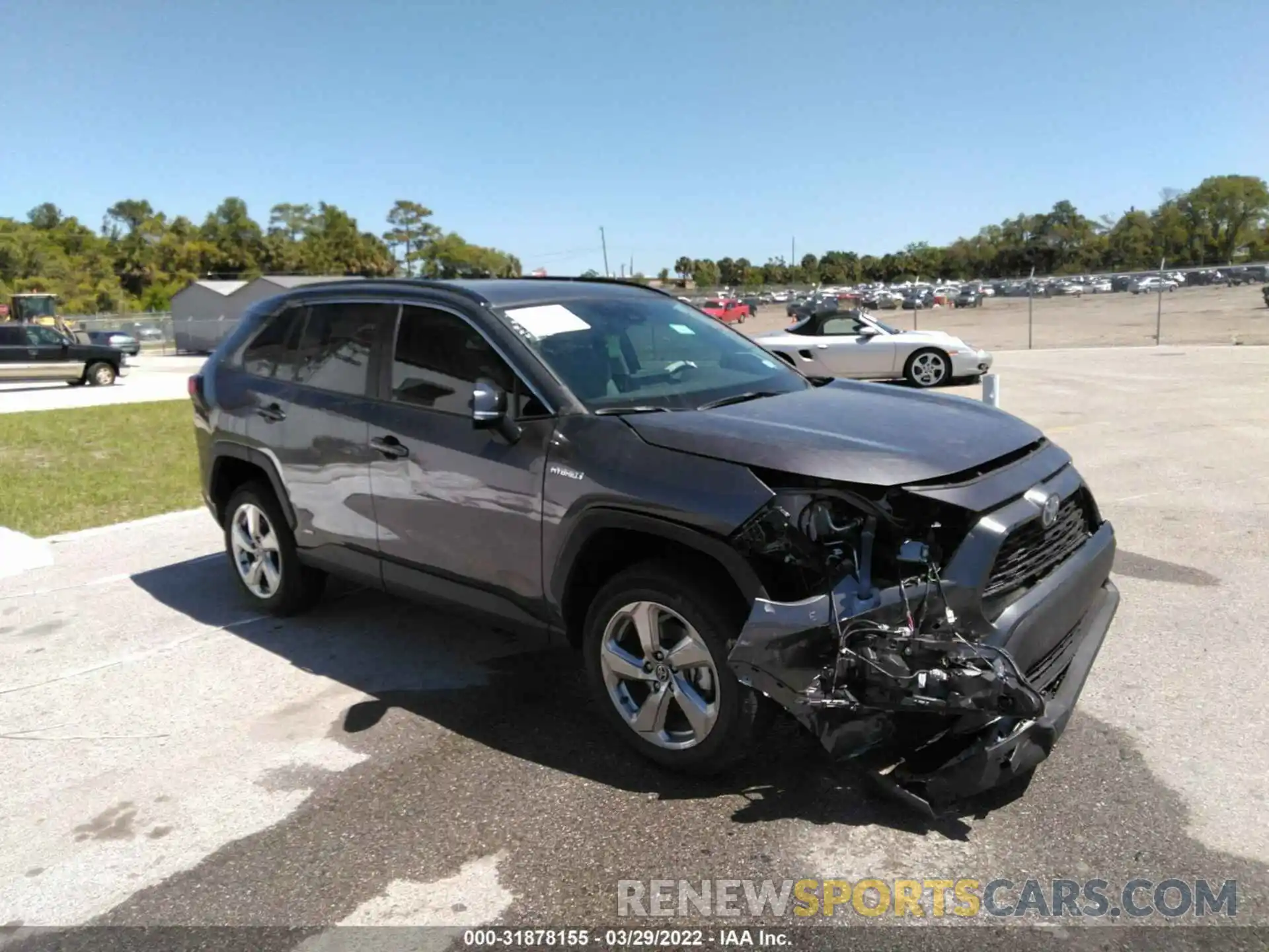 1 Photograph of a damaged car 4T3B6RFV9MU056180 TOYOTA RAV4 2021