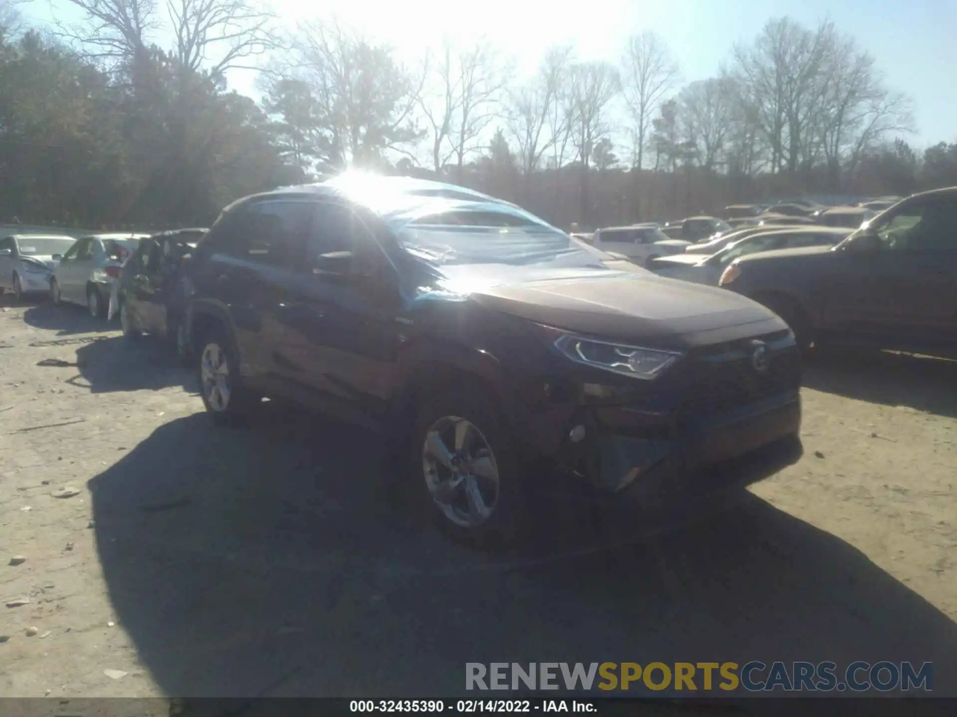 1 Photograph of a damaged car 4T3B6RFV9MU056700 TOYOTA RAV4 2021