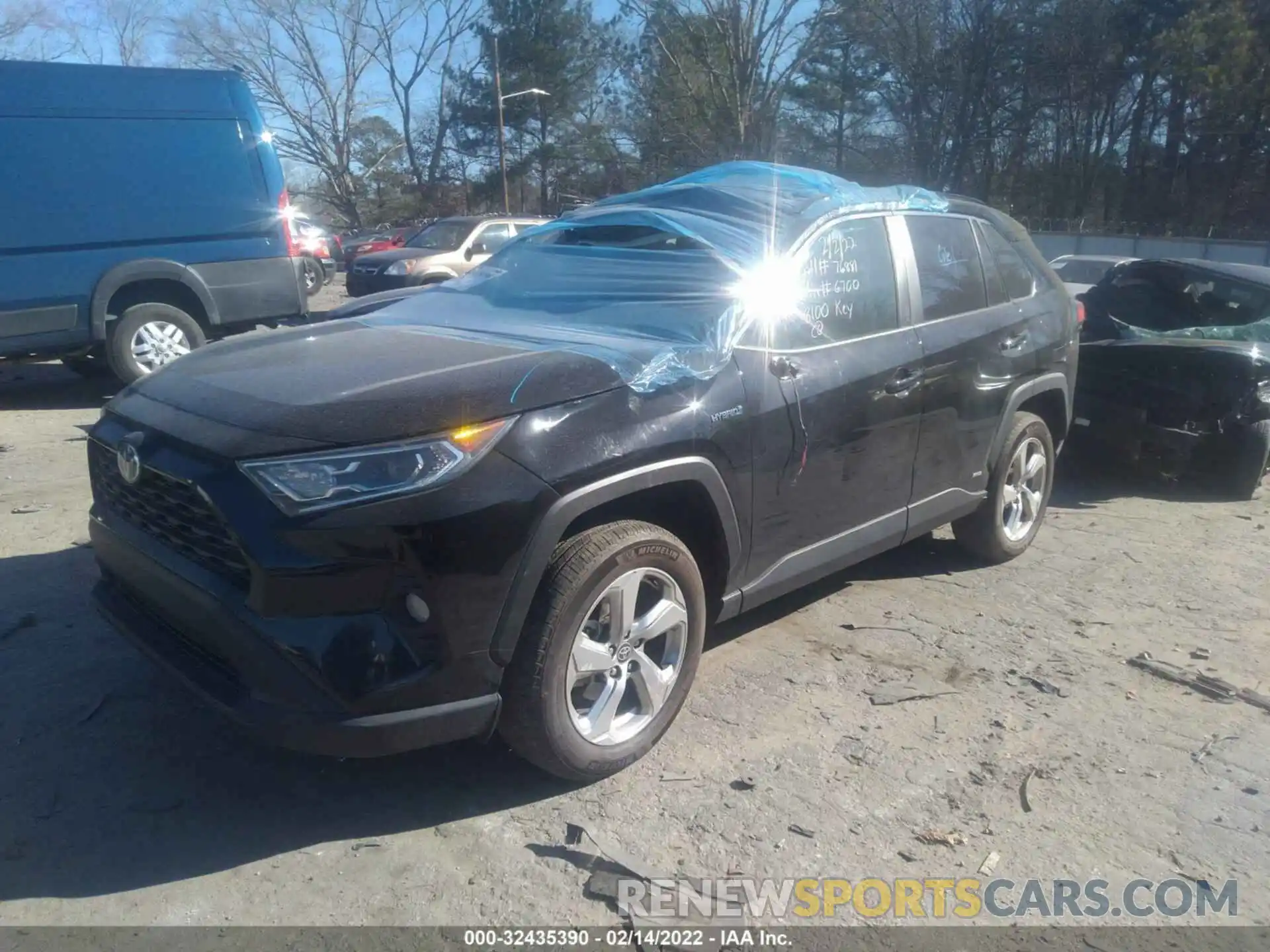 2 Photograph of a damaged car 4T3B6RFV9MU056700 TOYOTA RAV4 2021