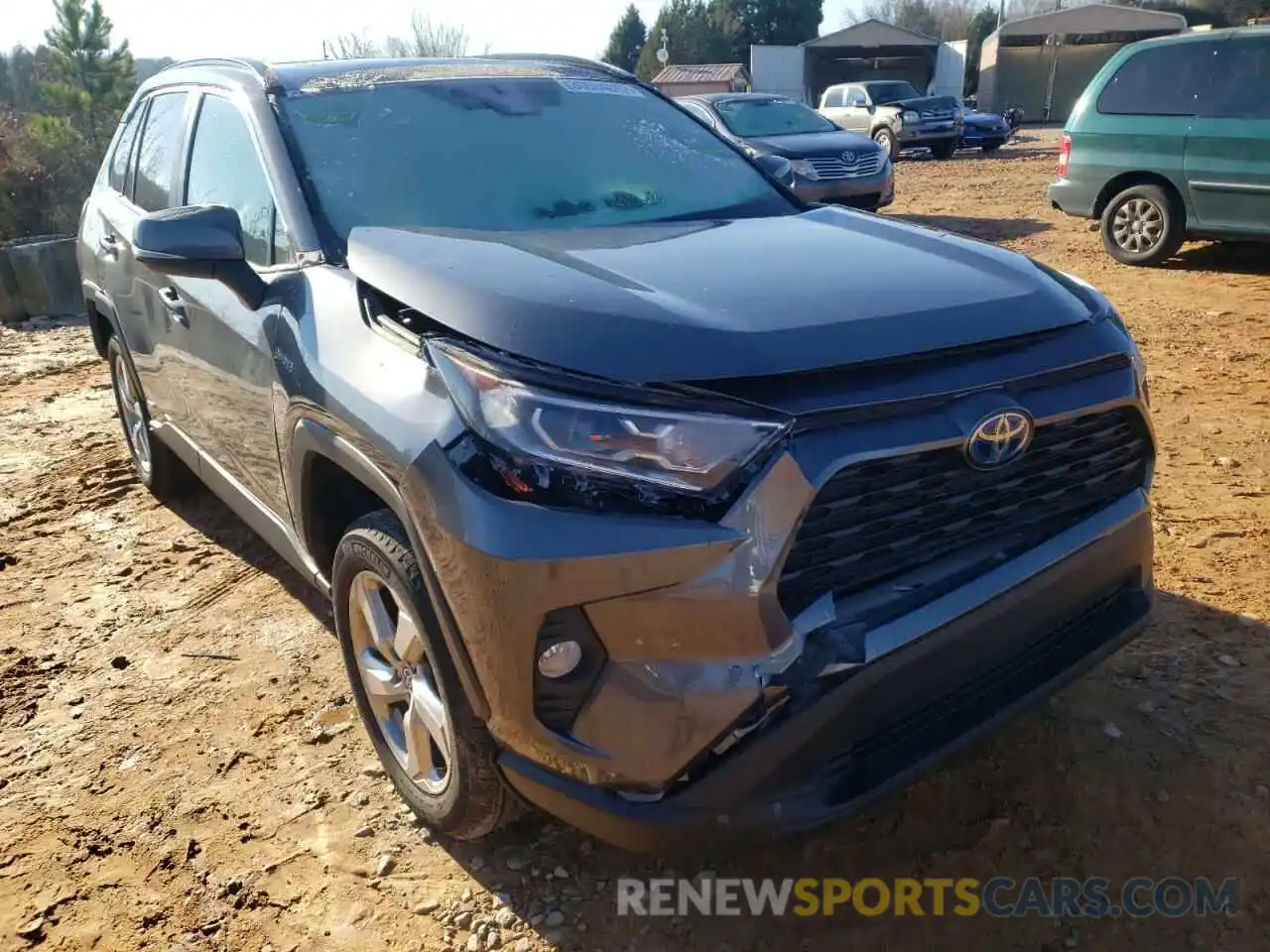 1 Photograph of a damaged car 4T3B6RFVXMU032874 TOYOTA RAV4 2021