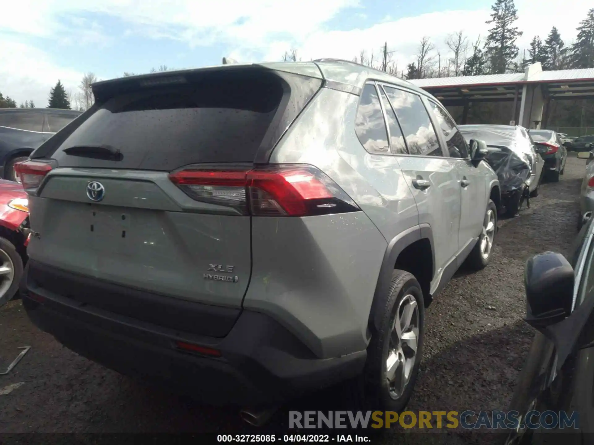 4 Photograph of a damaged car 4T3B6RFVXMU037279 TOYOTA RAV4 2021