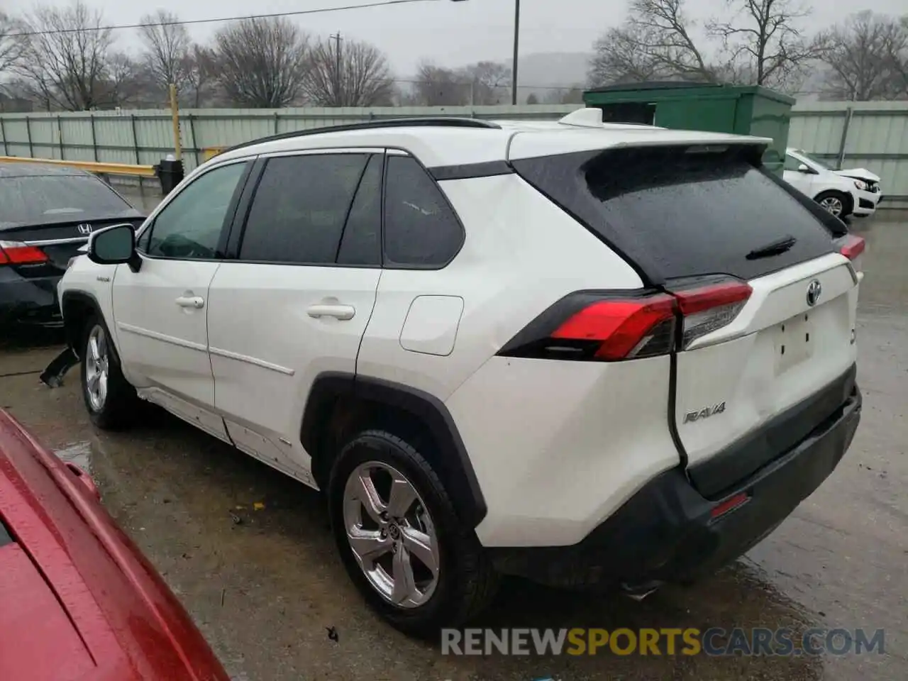 2 Photograph of a damaged car 4T3B6RFVXMU043518 TOYOTA RAV4 2021