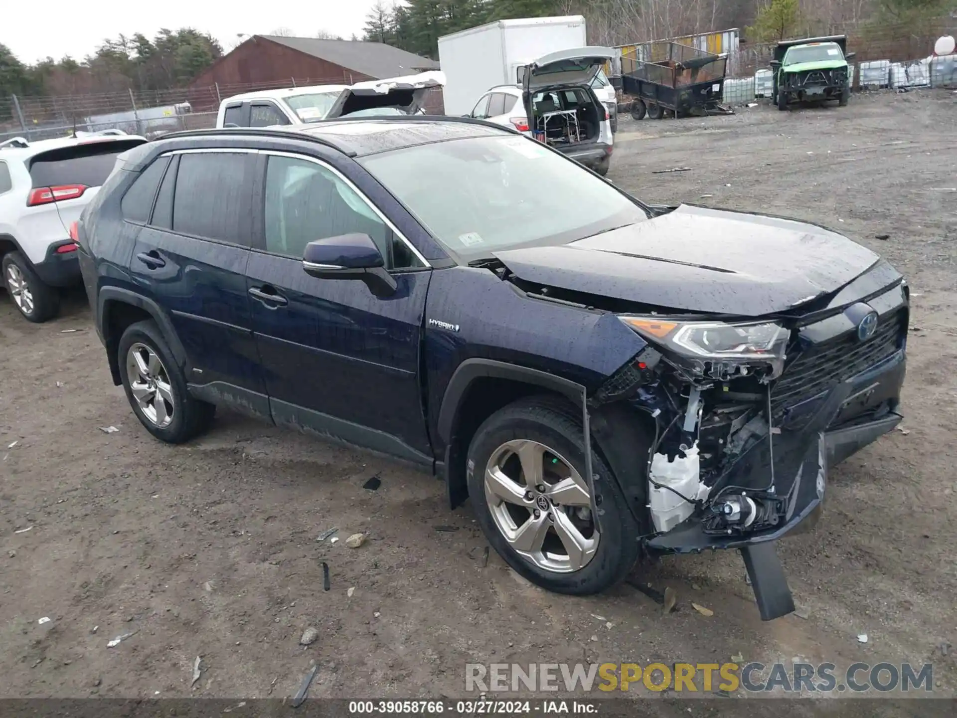 1 Photograph of a damaged car 4T3B6RFVXMU046273 TOYOTA RAV4 2021