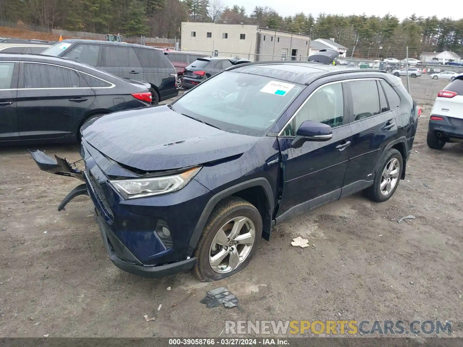 2 Фотография поврежденного автомобиля 4T3B6RFVXMU046273 TOYOTA RAV4 2021