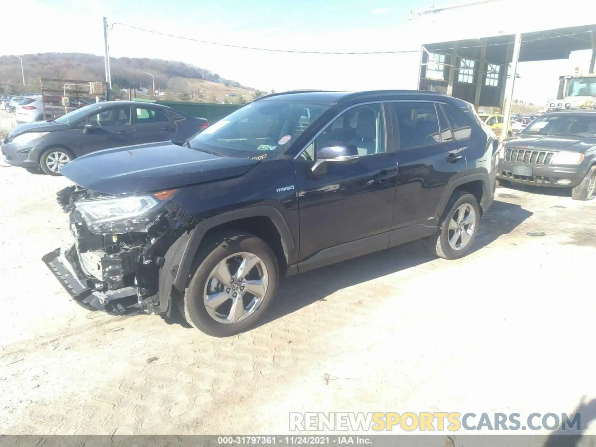 2 Photograph of a damaged car 4T3B6RFVXMU050100 TOYOTA RAV4 2021