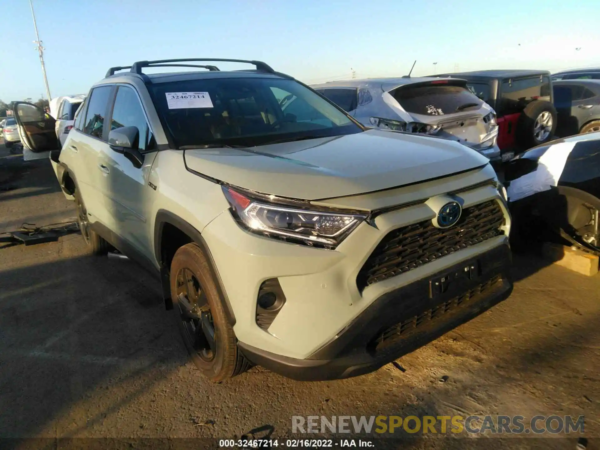 1 Фотография поврежденного автомобиля 4T3B6RFVXMU051876 TOYOTA RAV4 2021