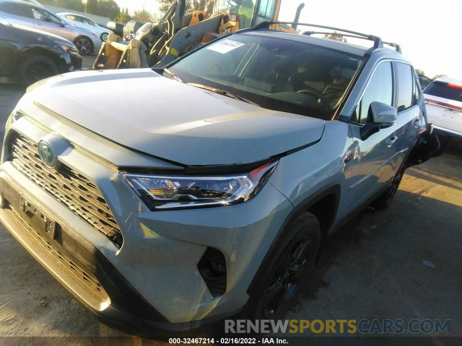 2 Фотография поврежденного автомобиля 4T3B6RFVXMU051876 TOYOTA RAV4 2021