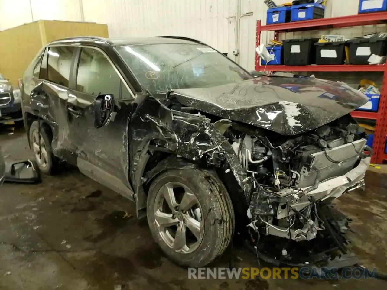 1 Photograph of a damaged car 4T3B6RFVXMU054213 TOYOTA RAV4 2021