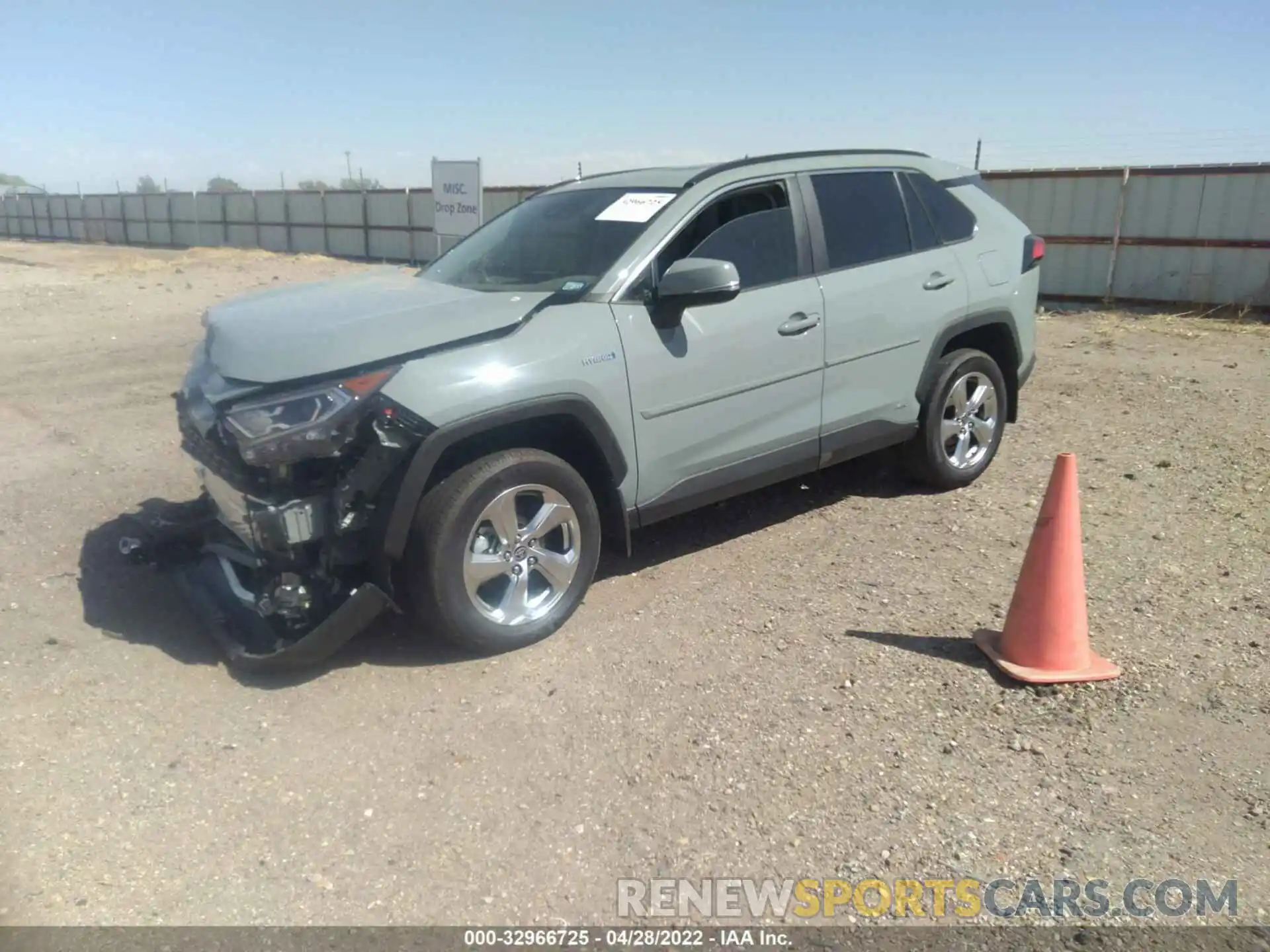 2 Photograph of a damaged car 4T3B6RFVXMU056656 TOYOTA RAV4 2021