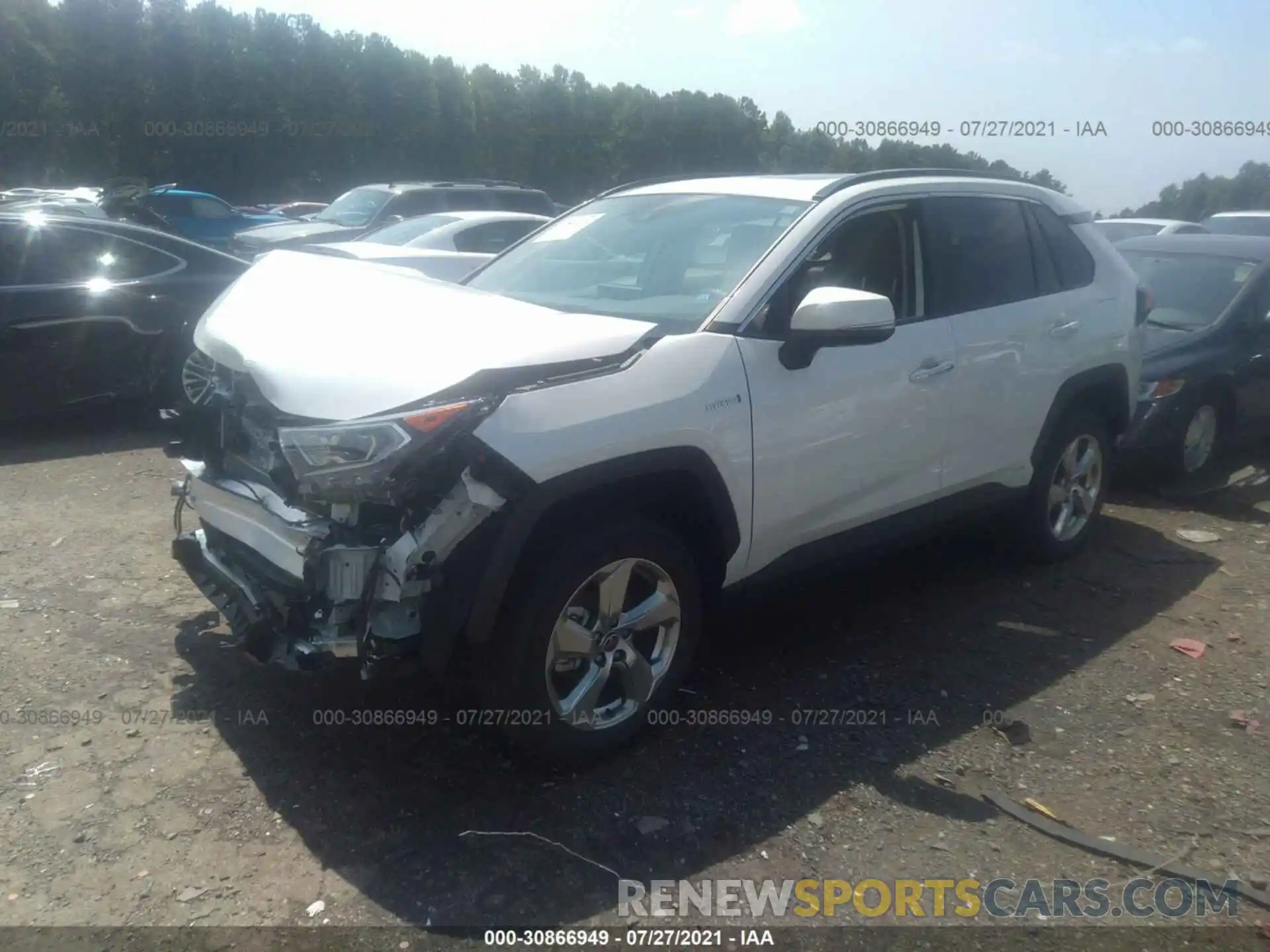 2 Photograph of a damaged car 4T3D6RFV0MU041284 TOYOTA RAV4 2021