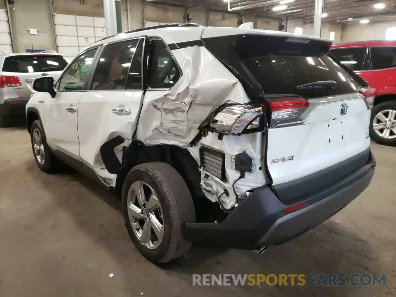 3 Photograph of a damaged car 4T3D6RFV0MU059400 TOYOTA RAV4 2021