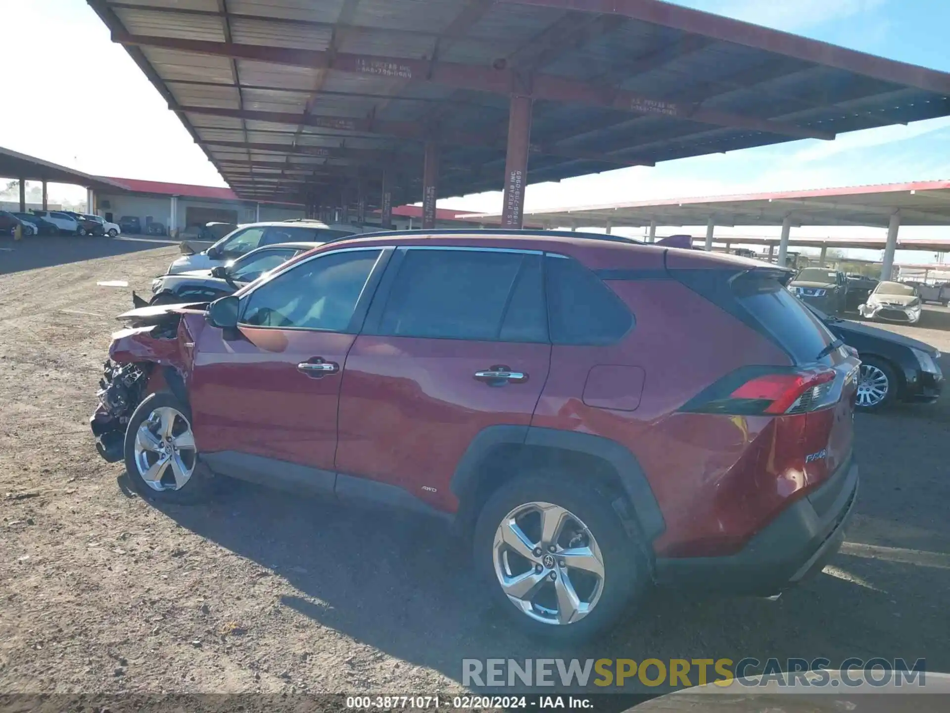 13 Photograph of a damaged car 4T3D6RFV0MU061728 TOYOTA RAV4 2021