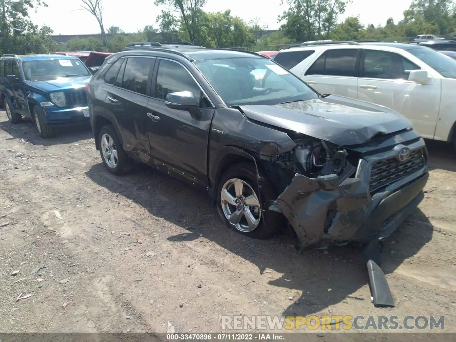 1 Photograph of a damaged car 4T3D6RFV1MU013929 TOYOTA RAV4 2021