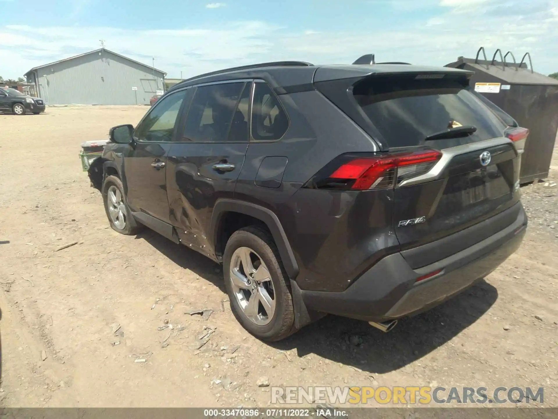 3 Photograph of a damaged car 4T3D6RFV1MU013929 TOYOTA RAV4 2021