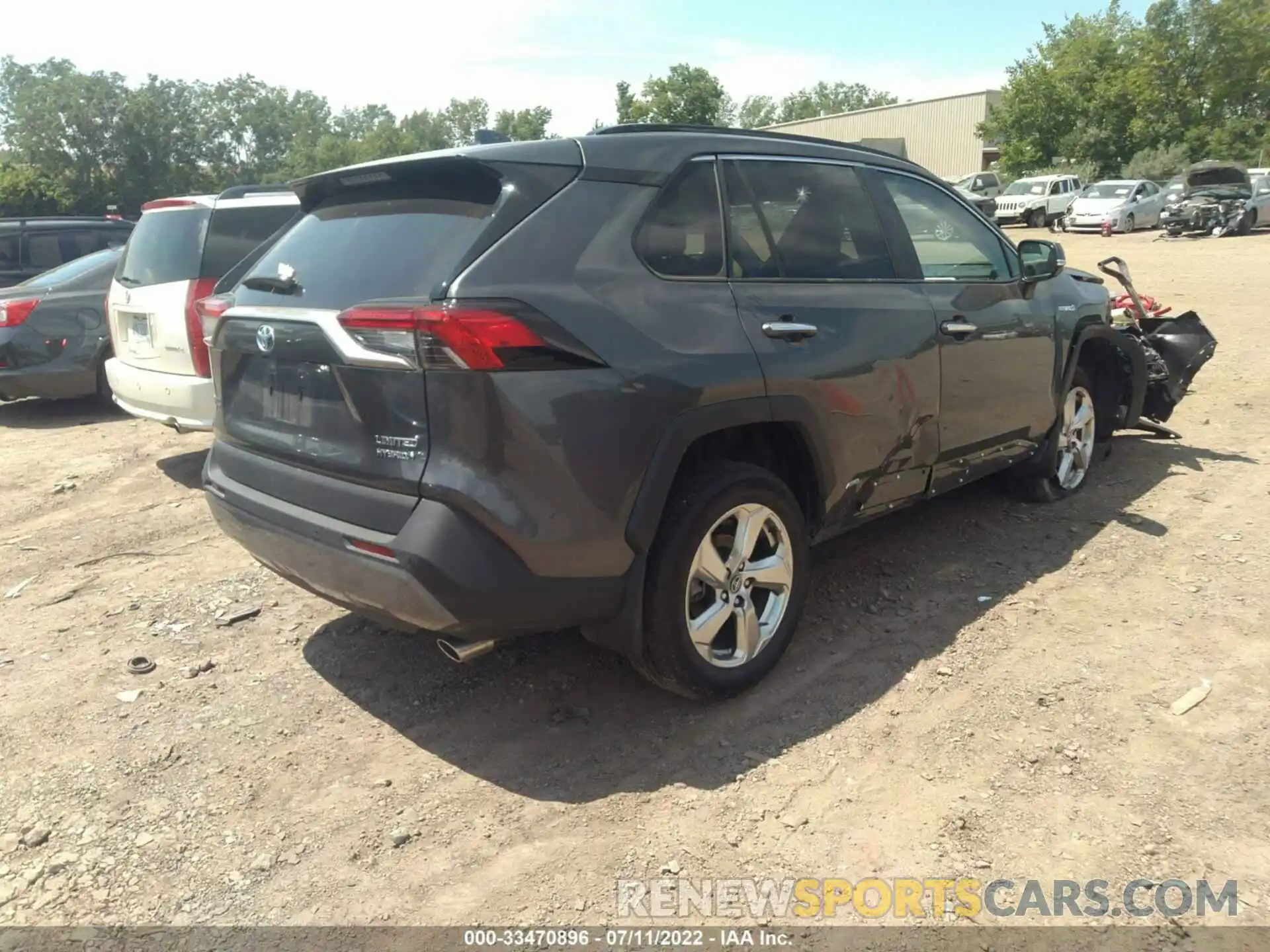 4 Photograph of a damaged car 4T3D6RFV1MU013929 TOYOTA RAV4 2021