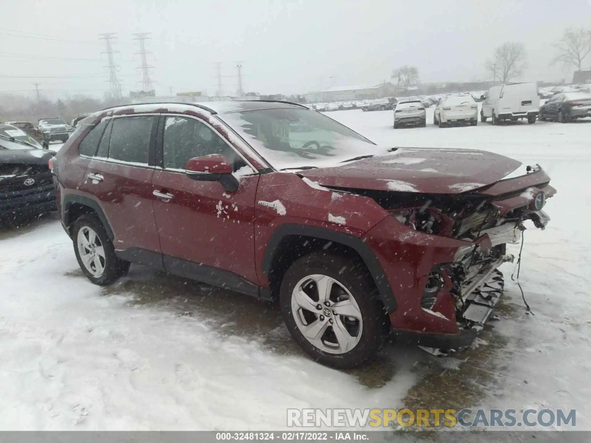 1 Photograph of a damaged car 4T3D6RFV1MU033596 TOYOTA RAV4 2021