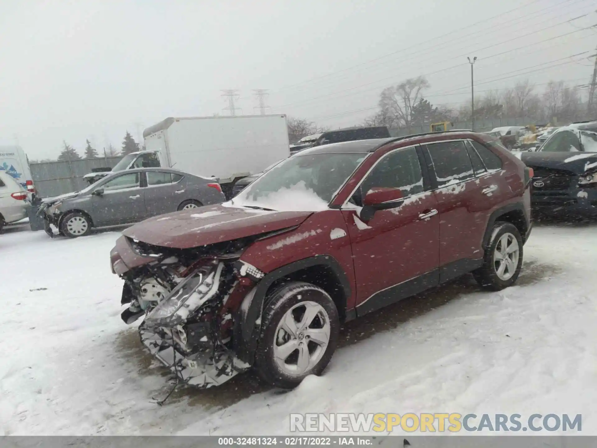 2 Photograph of a damaged car 4T3D6RFV1MU033596 TOYOTA RAV4 2021