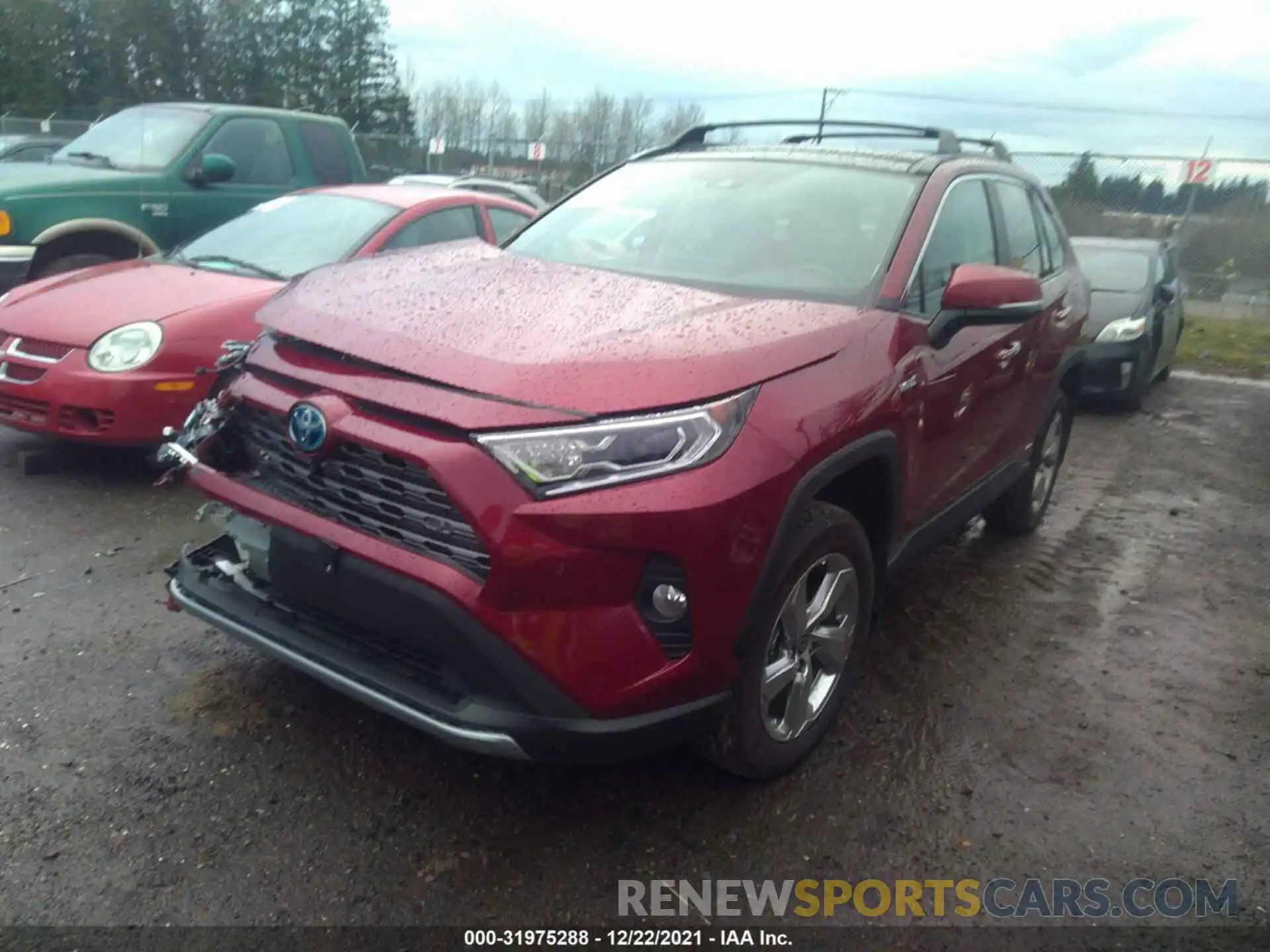 2 Photograph of a damaged car 4T3D6RFV2MU037494 TOYOTA RAV4 2021