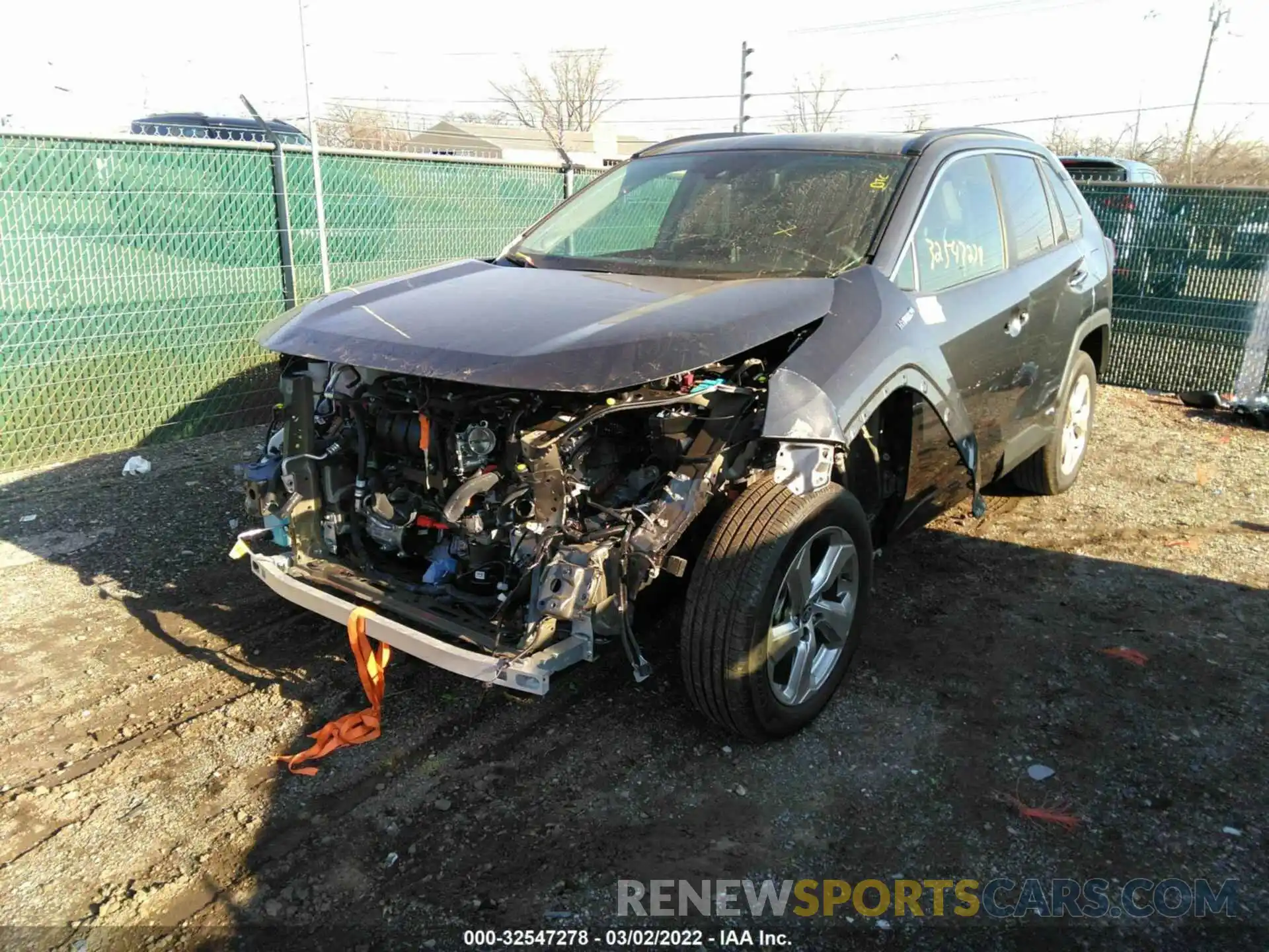 2 Photograph of a damaged car 4T3D6RFV2MU040461 TOYOTA RAV4 2021