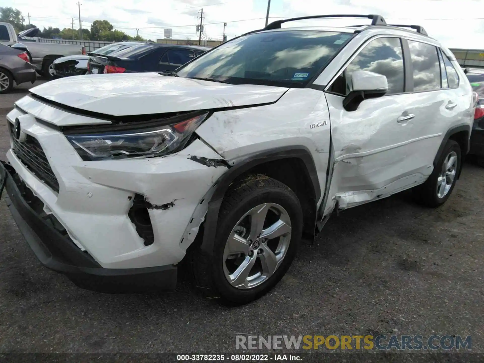 2 Photograph of a damaged car 4T3D6RFV2MU043697 TOYOTA RAV4 2021