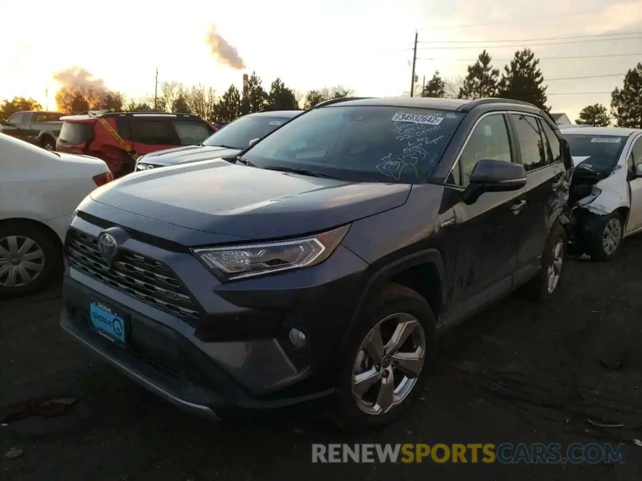 2 Photograph of a damaged car 4T3D6RFV2MU059964 TOYOTA RAV4 2021