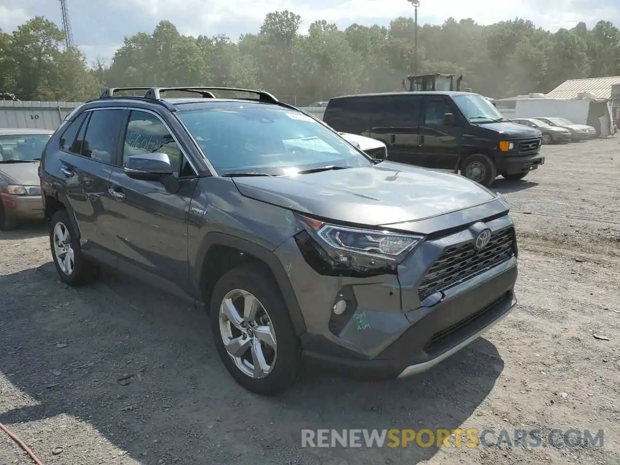 1 Photograph of a damaged car 4T3D6RFV3MU006254 TOYOTA RAV4 2021